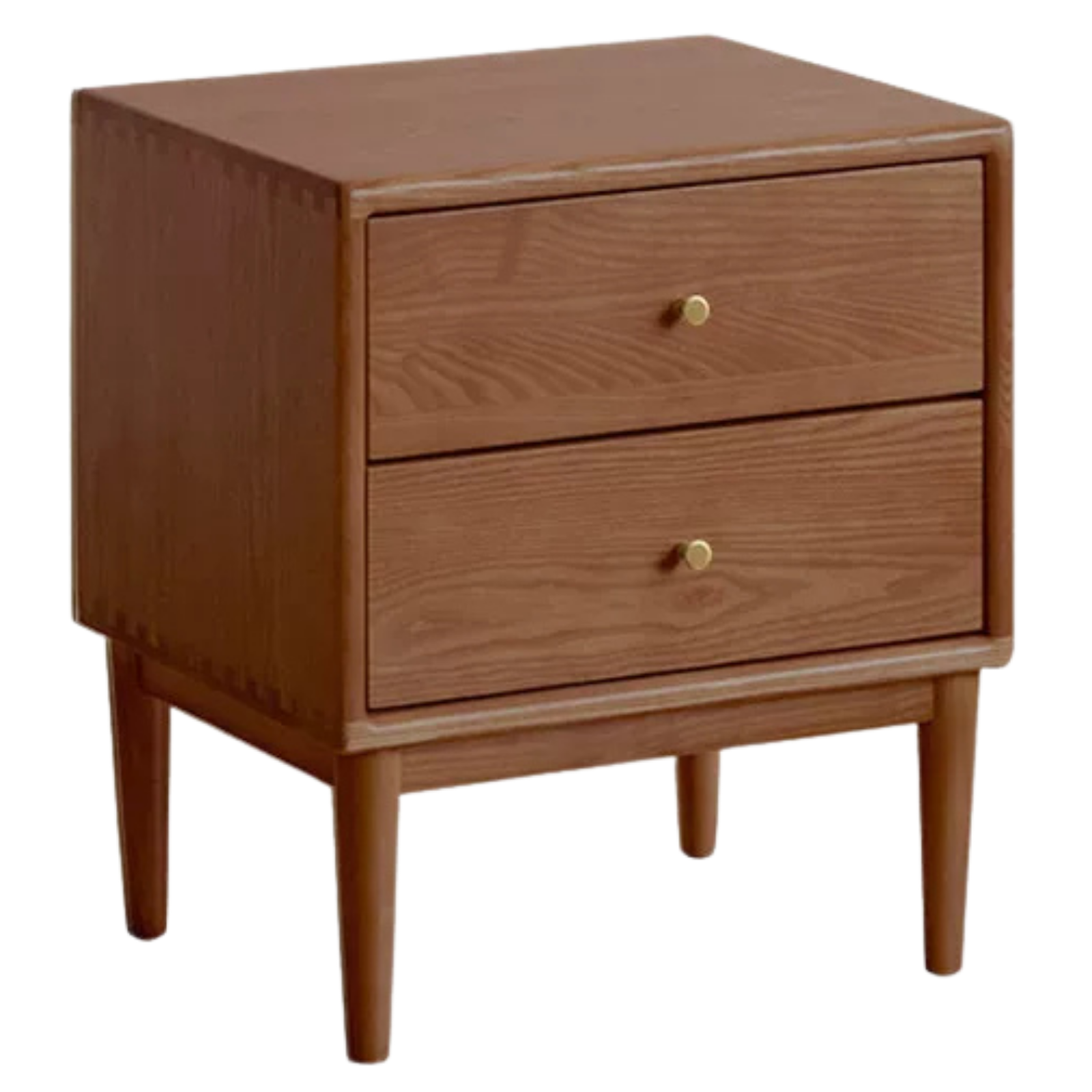 Black Walnut, Cherry, Ash Solid Wood Nightstand.