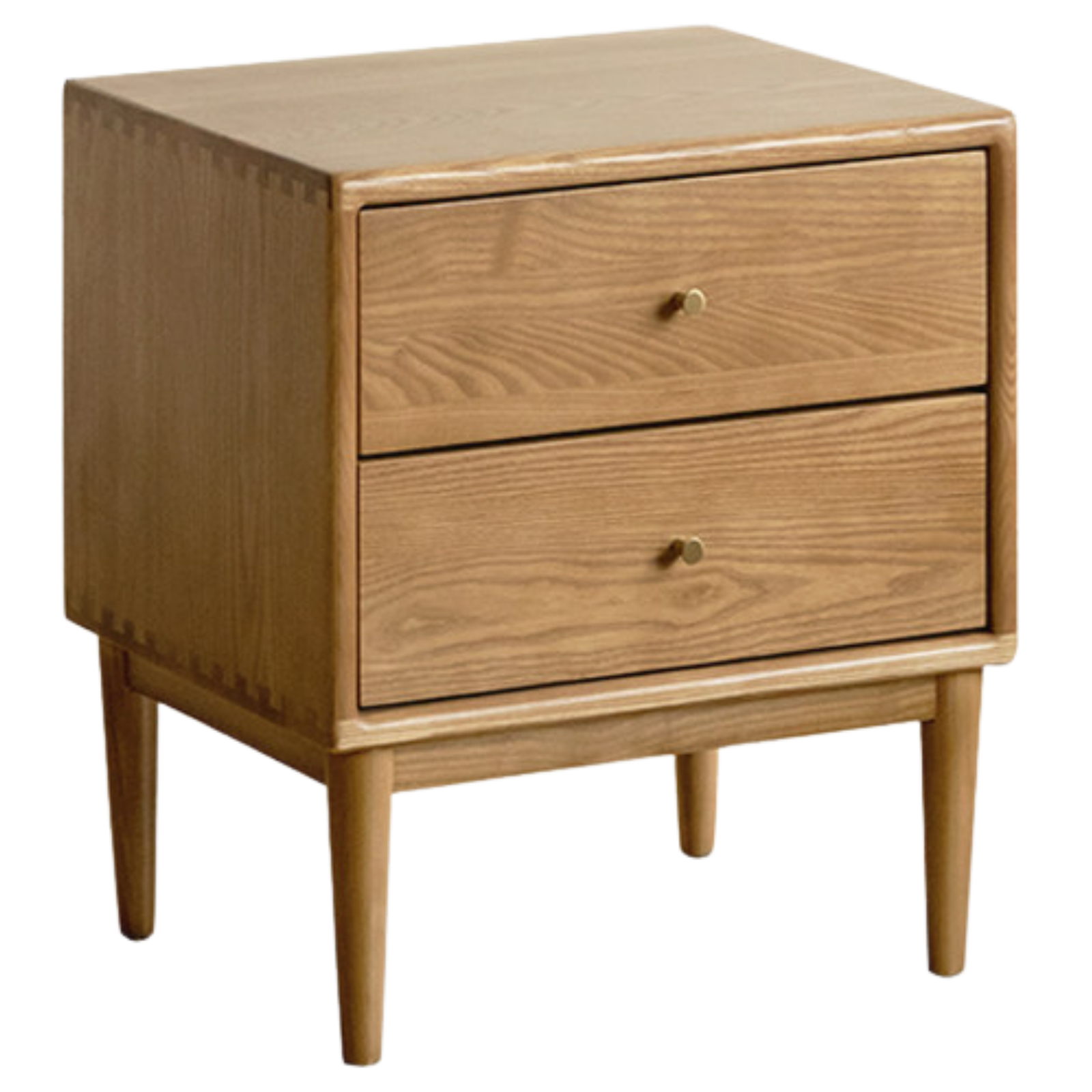 White Ash, Ash, Cherry Solid Wood Modern Simple Nightstand