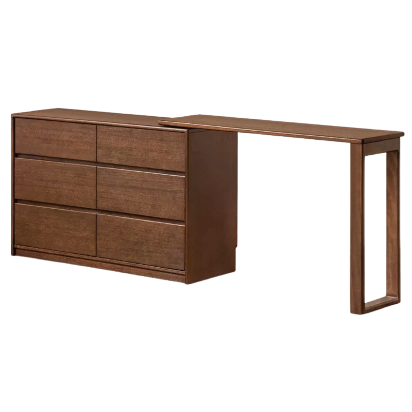 Solid Longan Hardwood Modern Minimalist Vanity Table