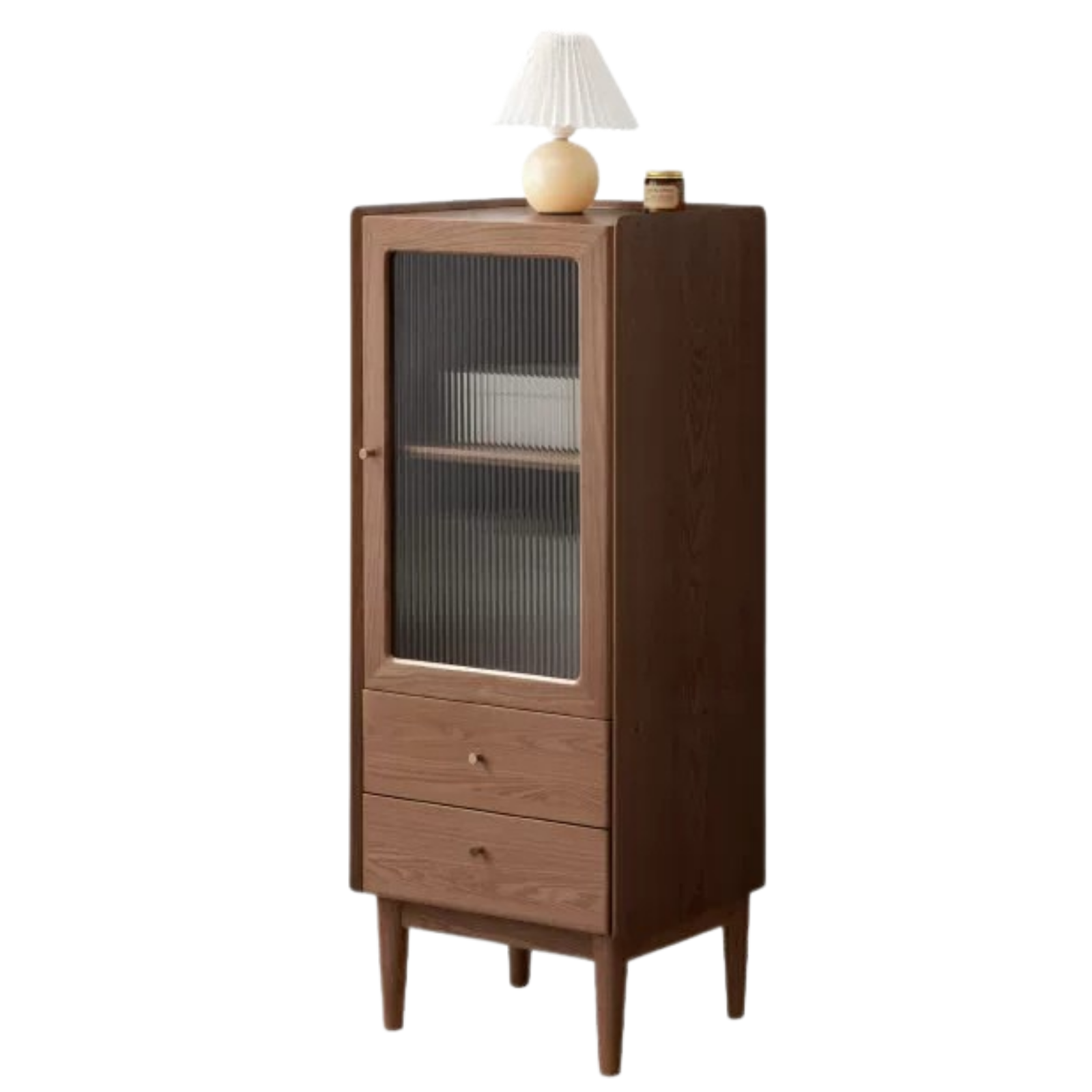 Ash Solid Wood Narrow Side Cabinet