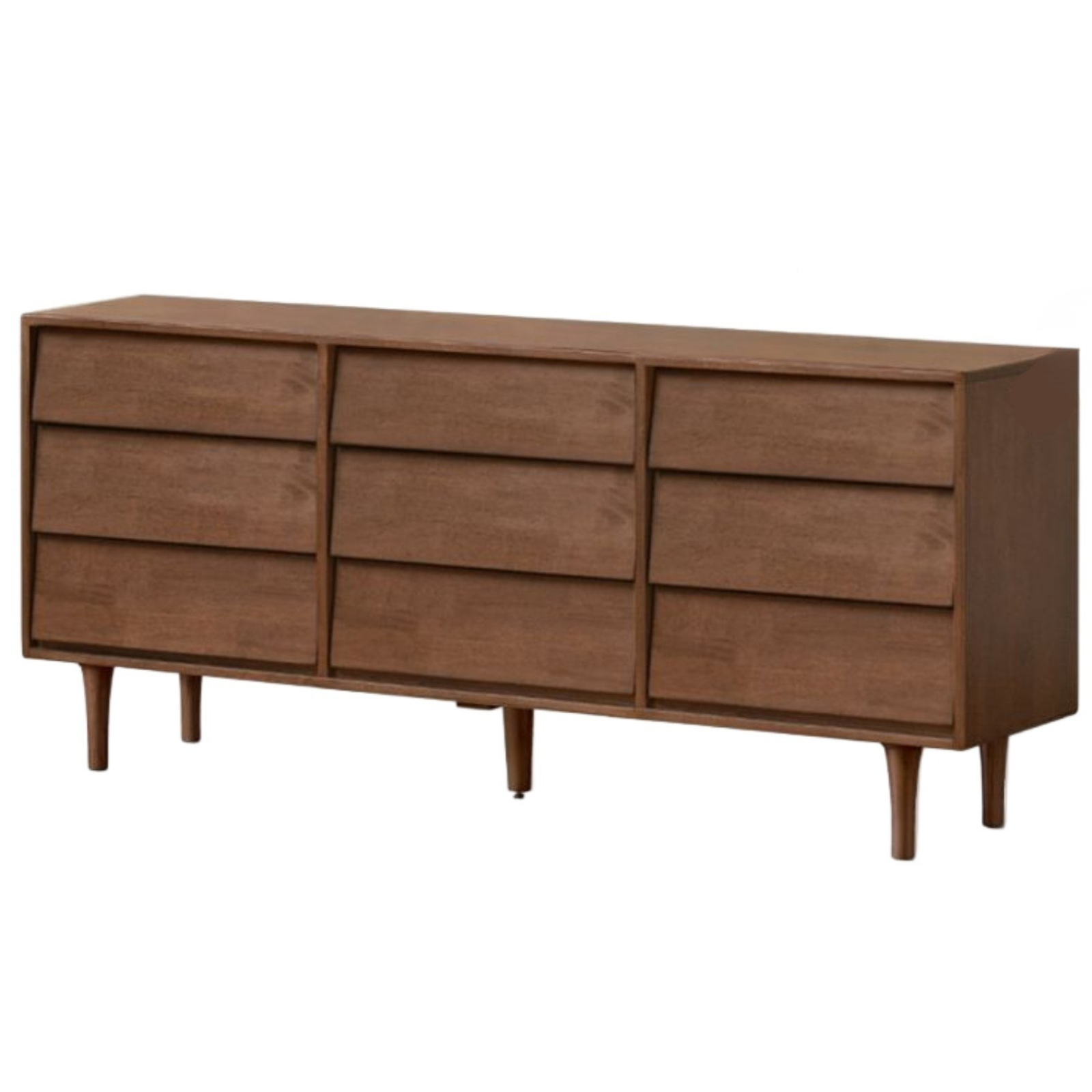 Solid Rubberwood Antique Style Chest of Drawers