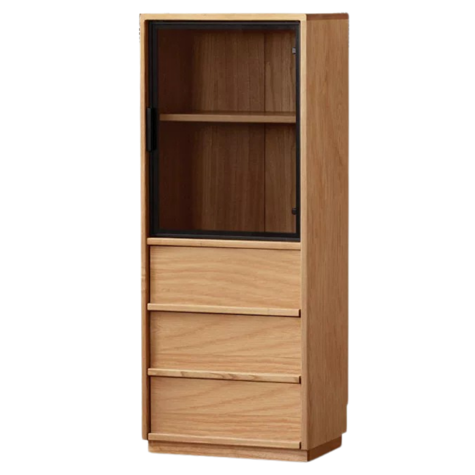 Ash, Oak Solid Wood Modern Side Cabinet