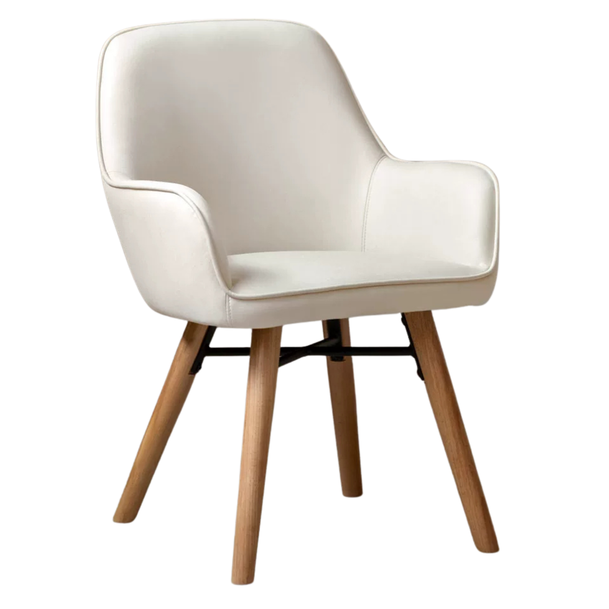 Beech Solid Wood Technological Cloth Soft Back Chair
