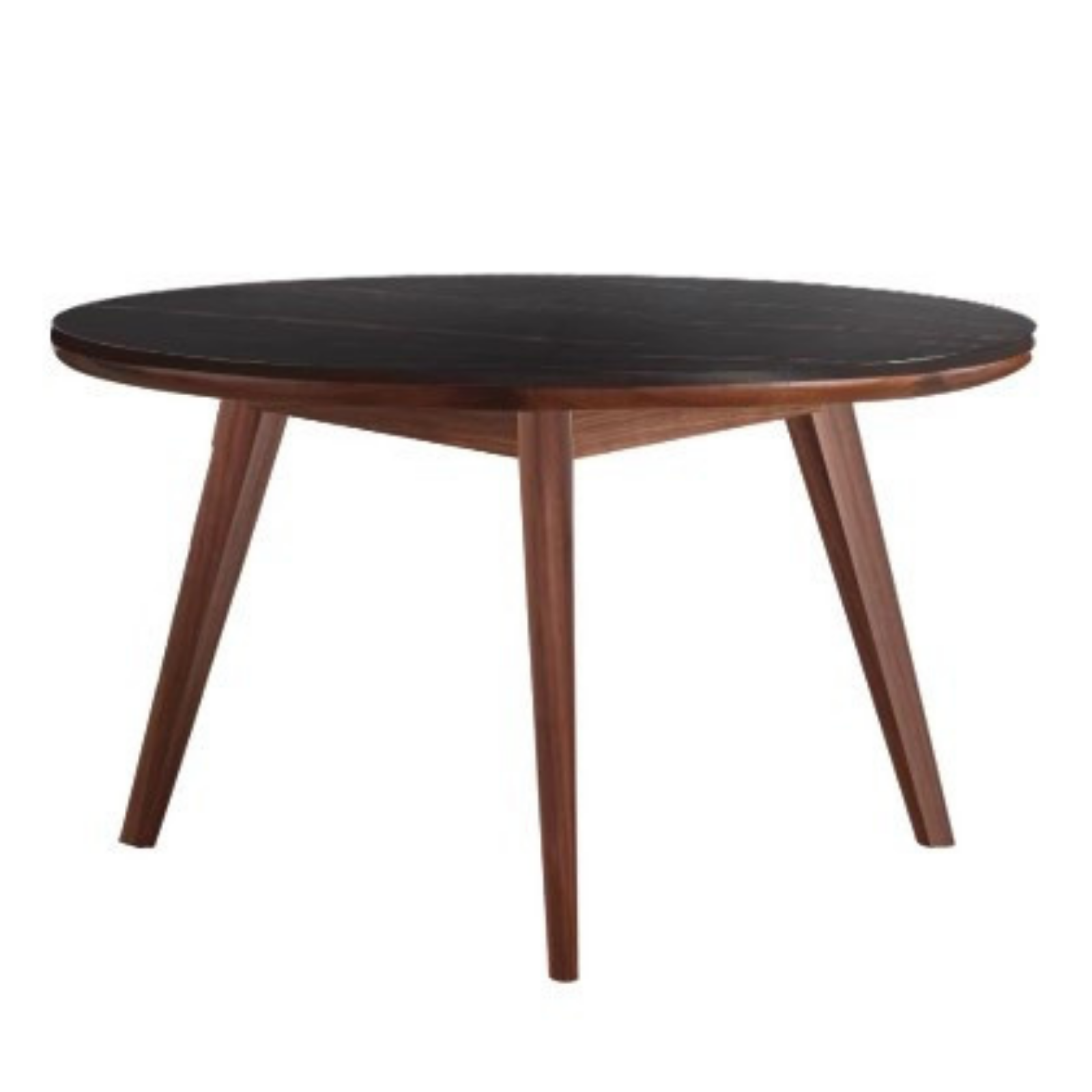 Oak, Black Walnut Solid Wood Coffee Table Slate Top