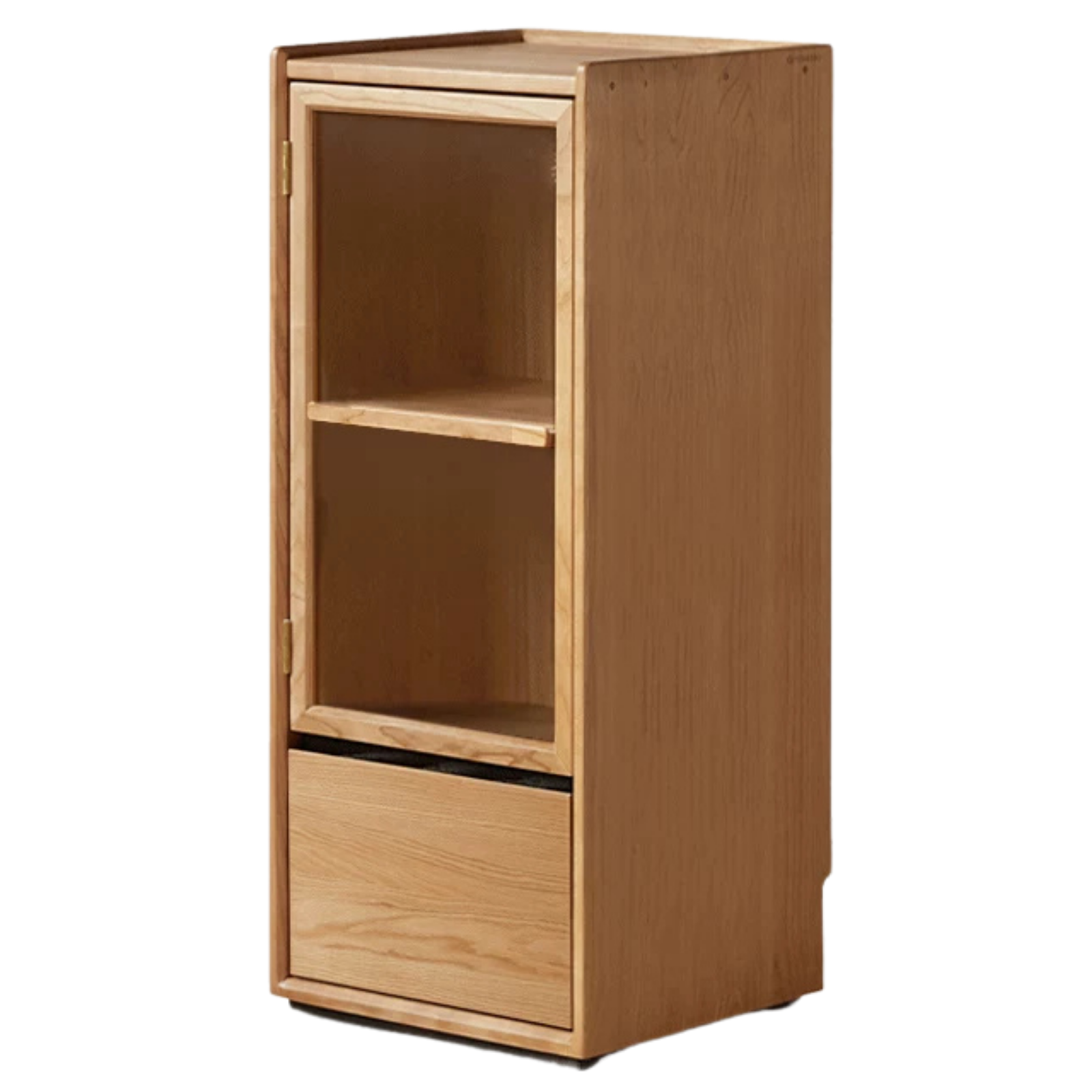 Oak Solid Wood Modern Side Cabinet