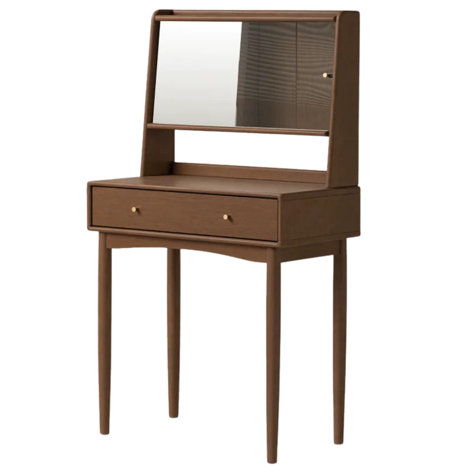 Black Walnut, South American Walnut Solid Wood , Solid Longan Hardwood Mirror Vanity Table