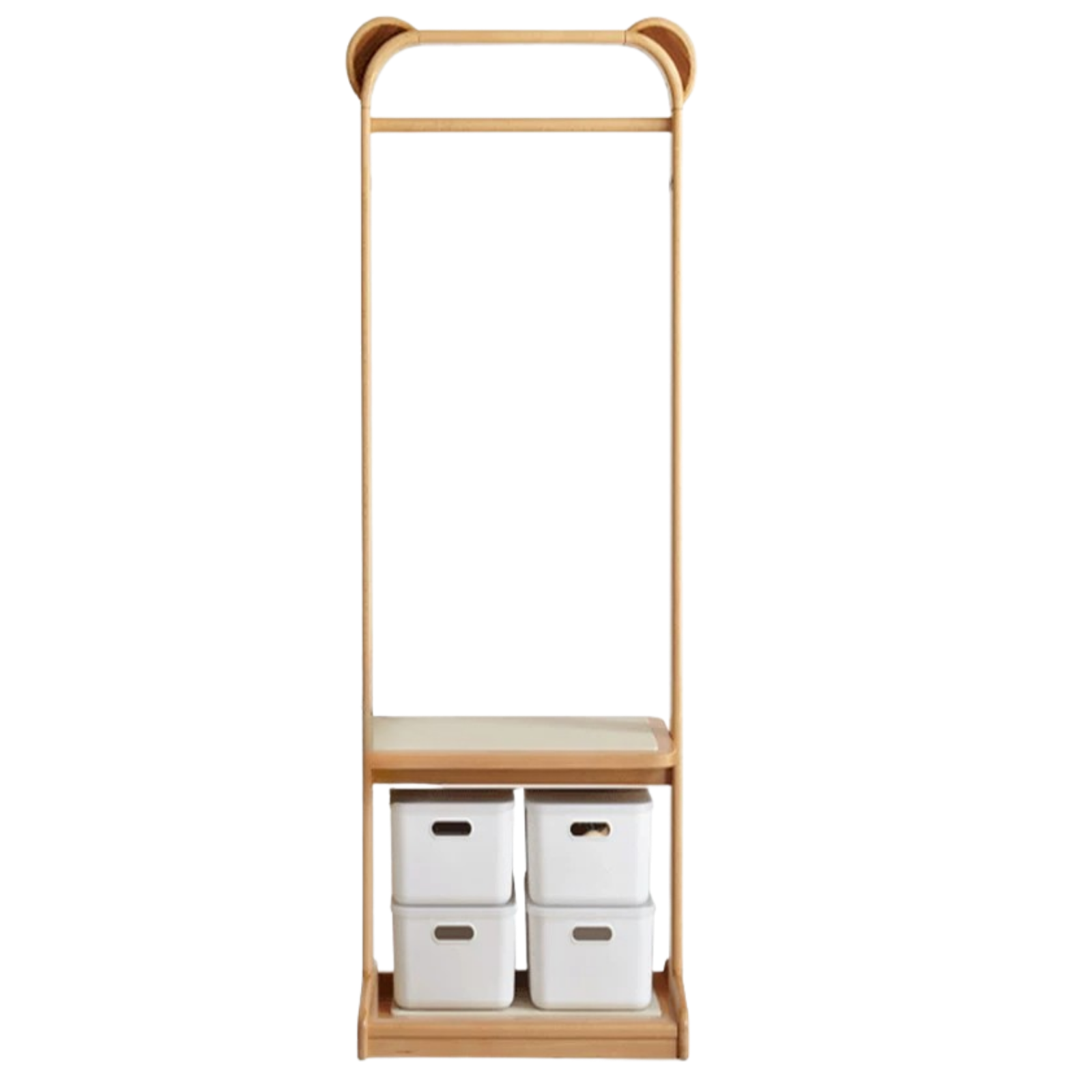 Beech Solid Wood Kids Floor Hanger