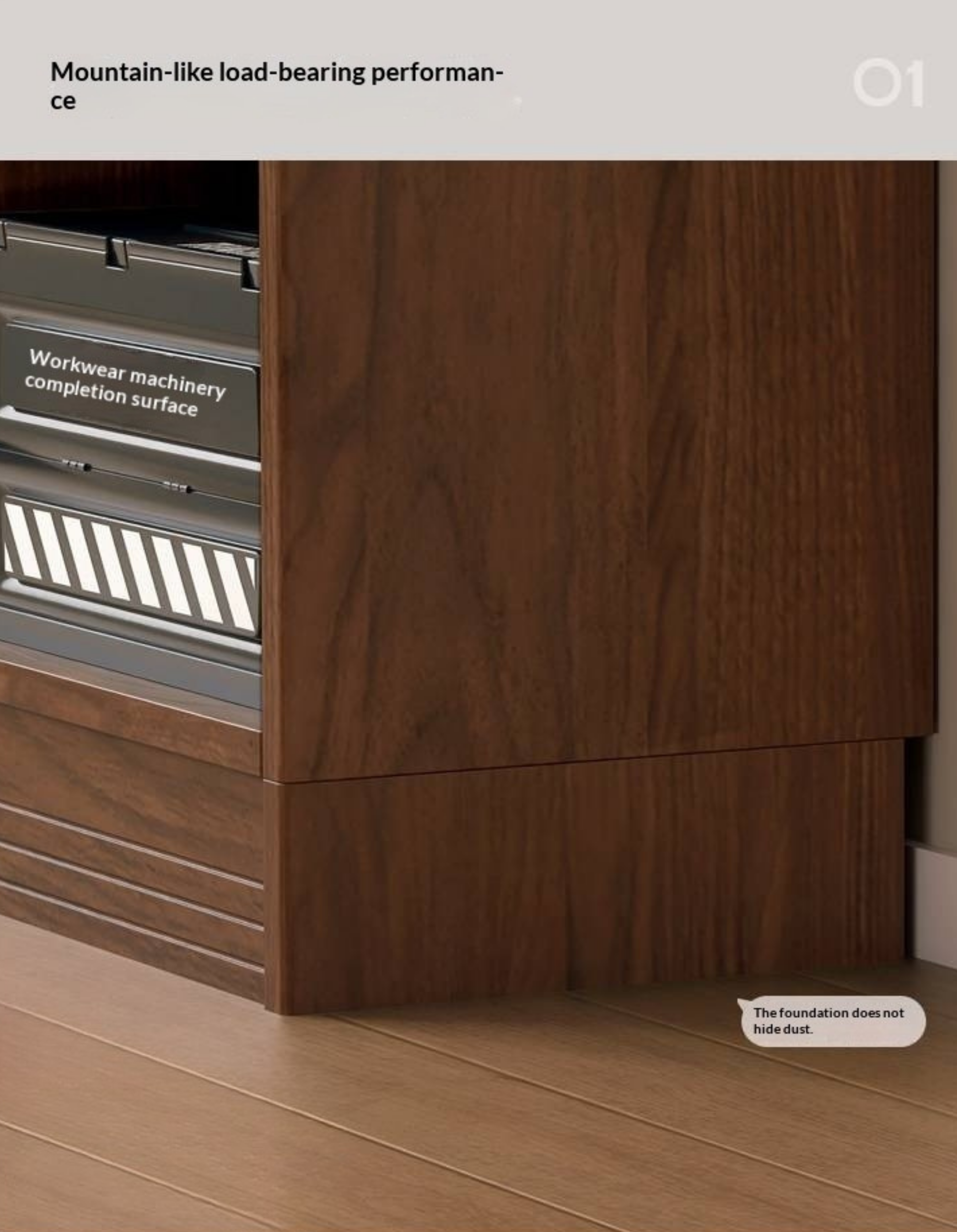 Black Walnut, Oak Solid Wood Floor-Standing Bookcase with Luxury Storage Cabinet