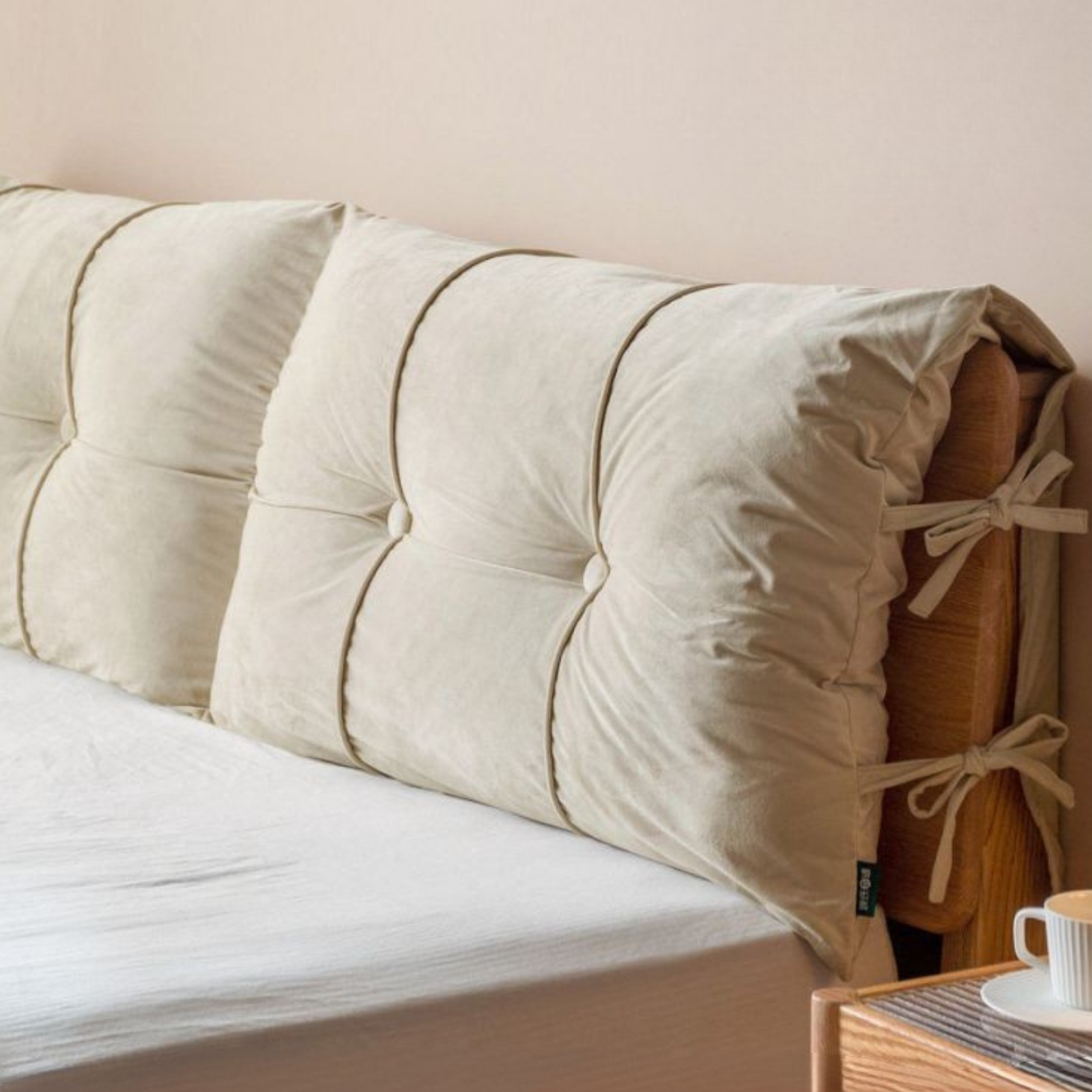 Modern Minimalist Headboard Pillow with Large Backrest