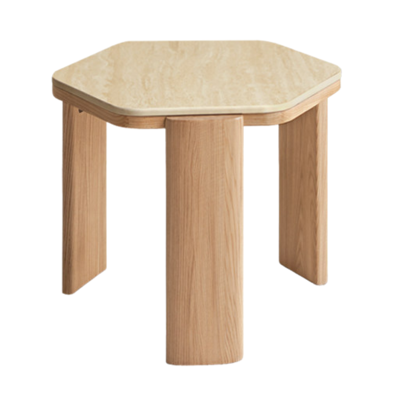 Ash Solid Wood Wabi-Sabi Style Coffee Table