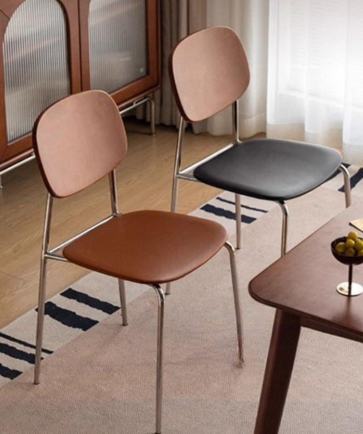 Tulipwood Solid Wood Rock Plate Dining Table