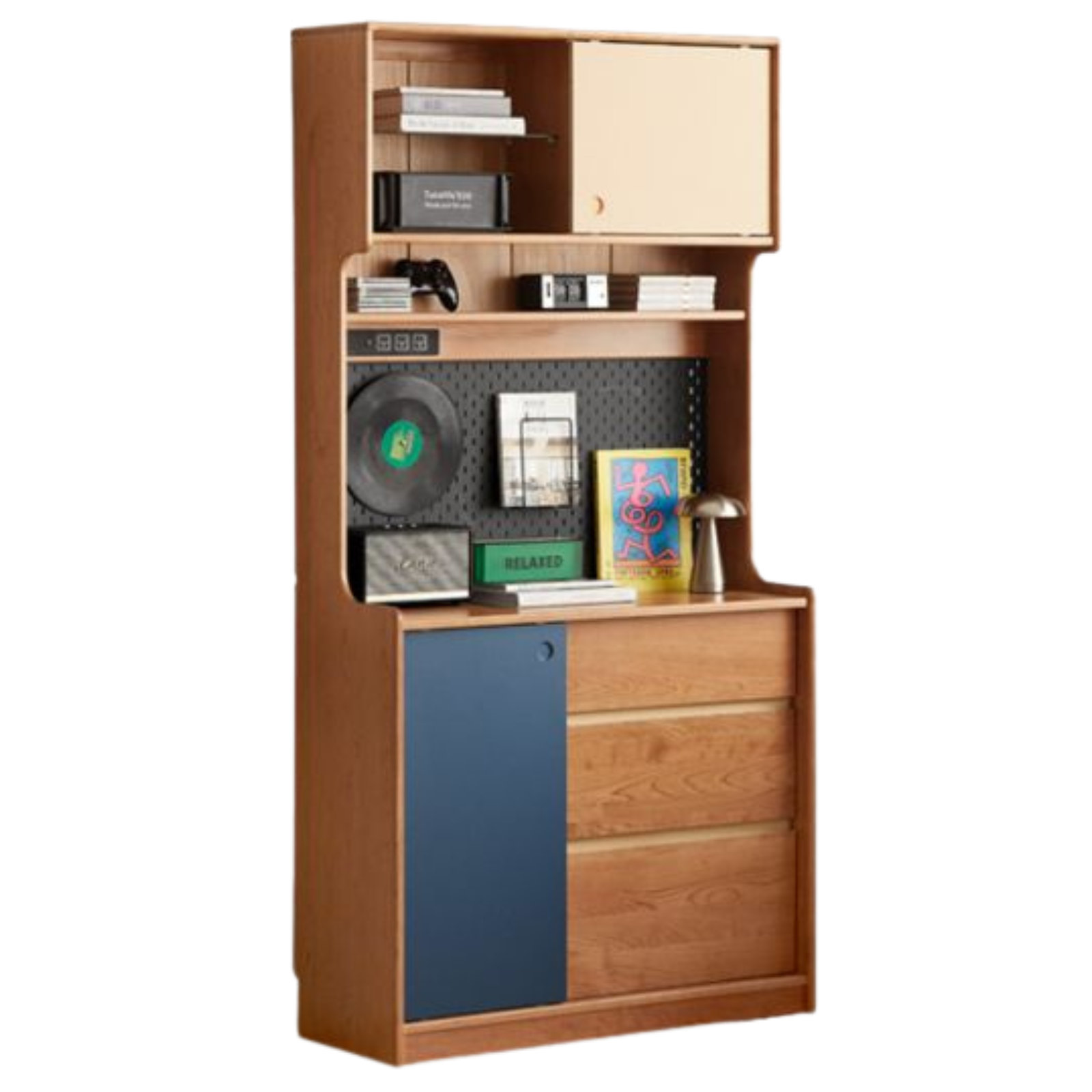 Cherry Solid Wood Retro Sideboard
