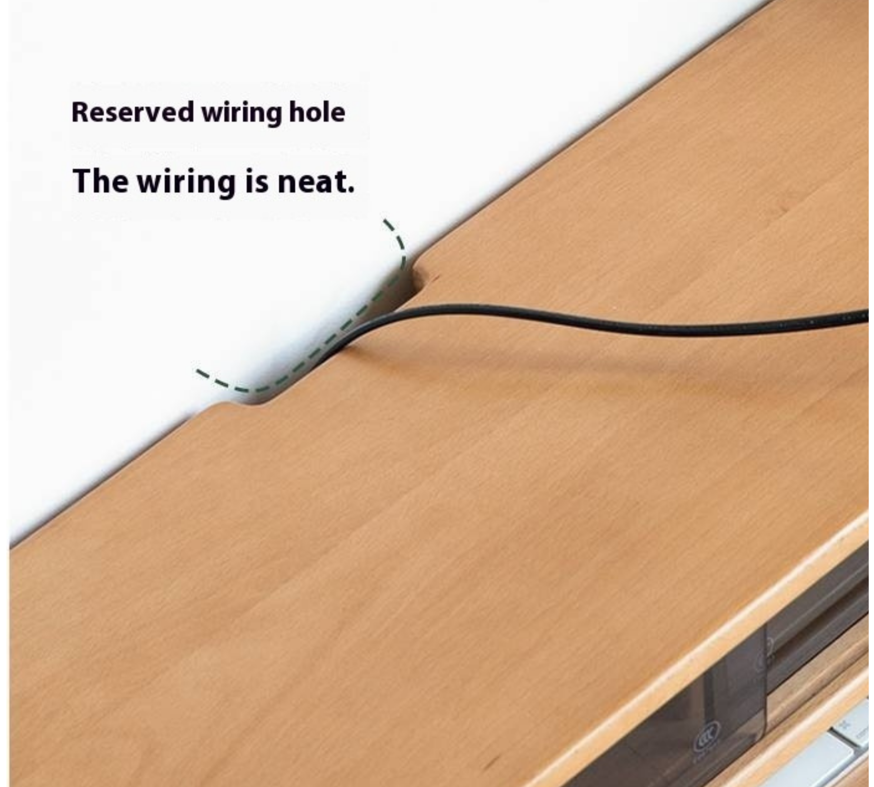 Beech Solid Wood Desktop Storage Rack