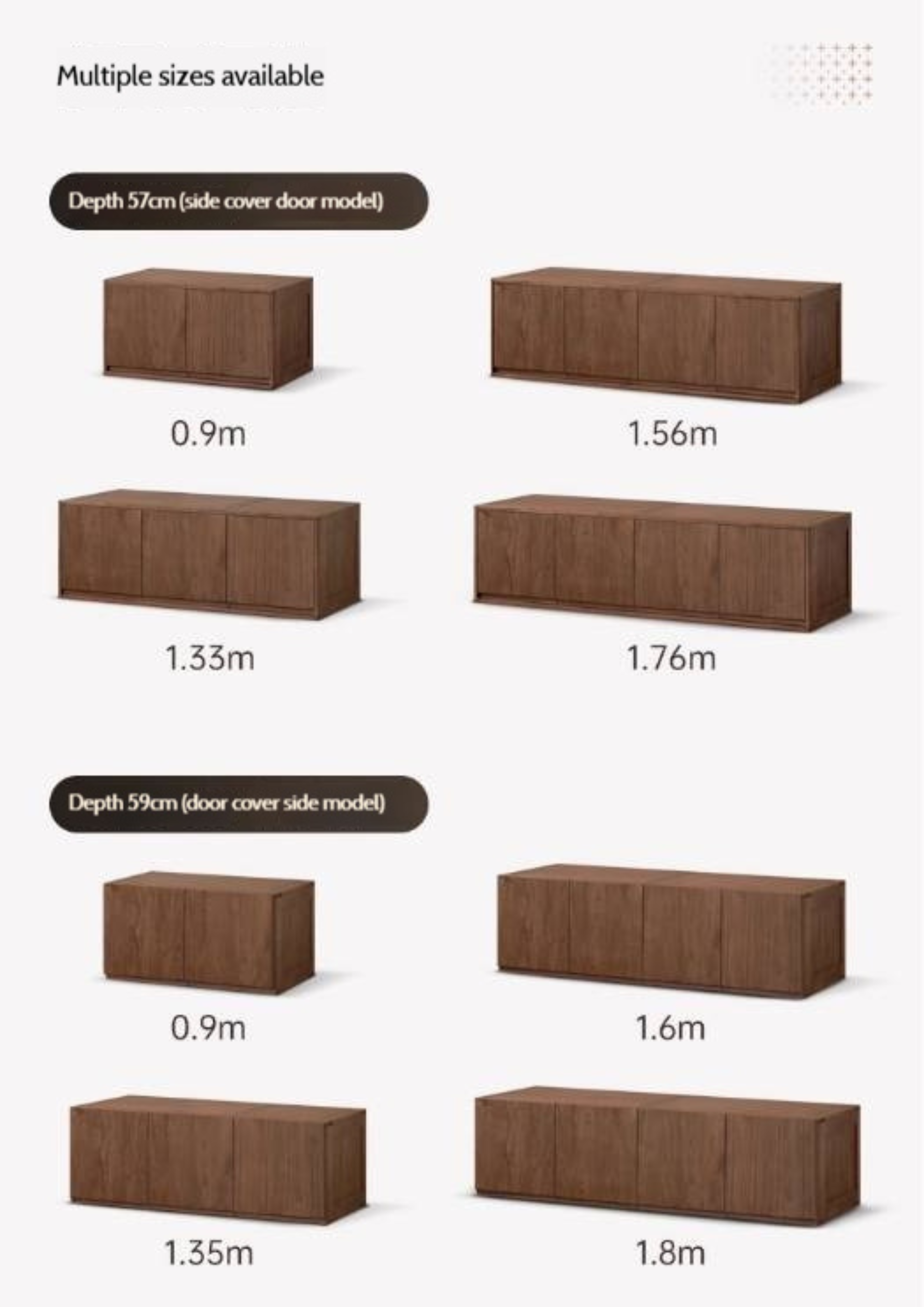 Black Walnut, Ash, Oak Solid Wood Light Luxury Wardrobe Top Cabinet