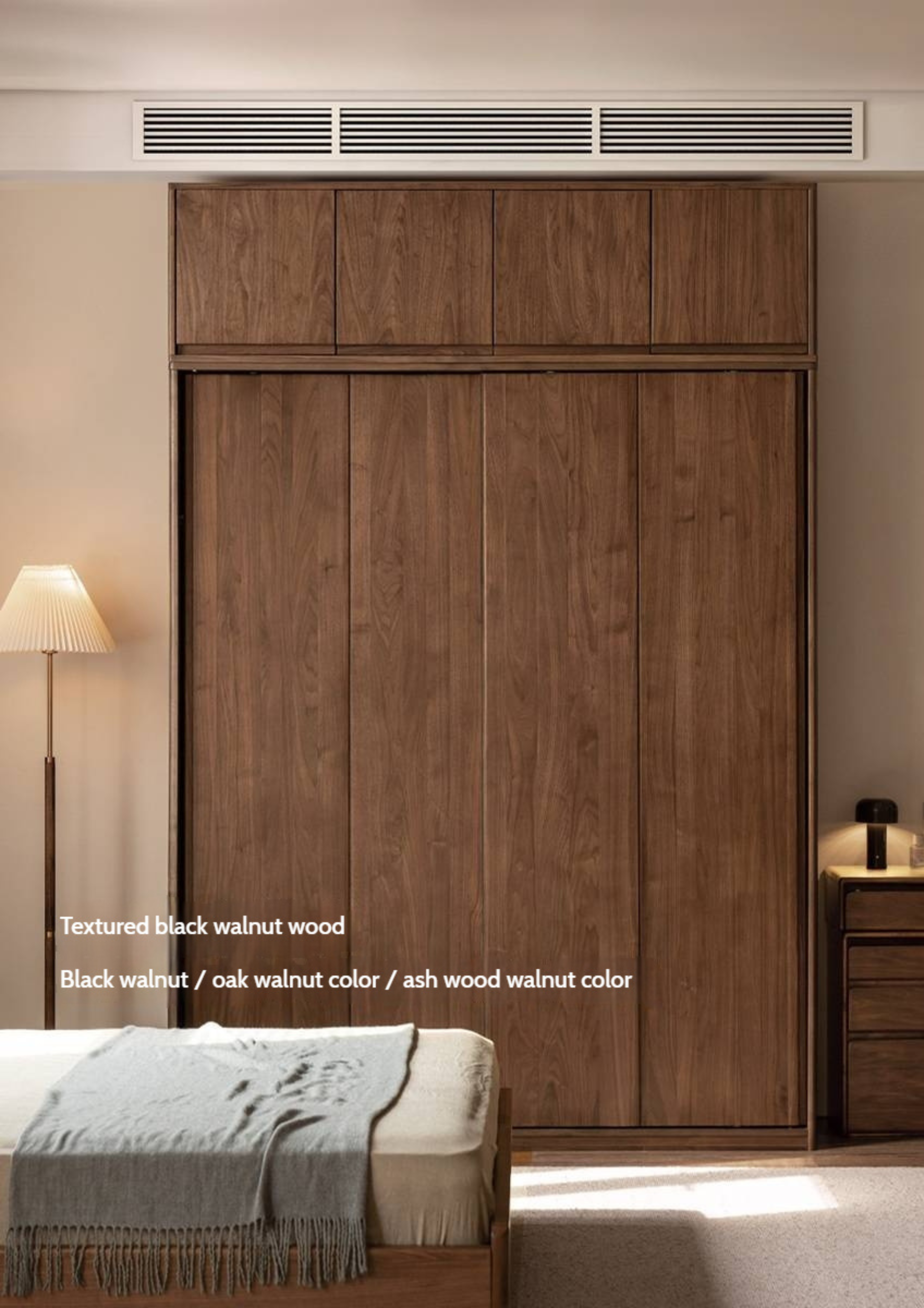 Oak, Ash, Cherry Solid Wood Modern Simple Wardrobe Top