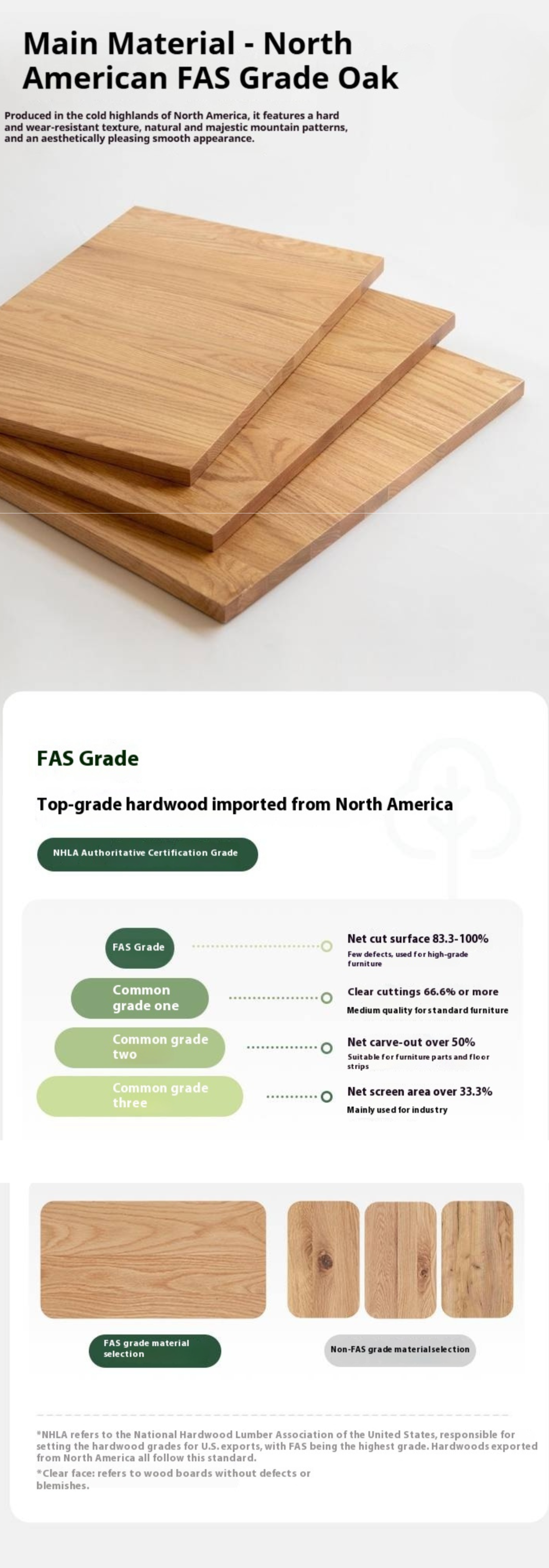 Oak Solid Wood Modern TV Cabinet