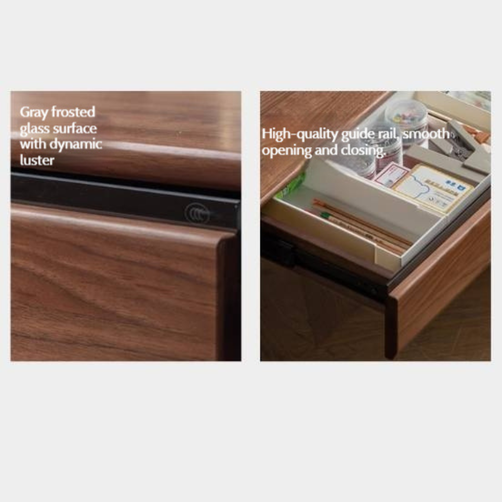 Black Walnut Solid Wood Luxury Office Desk