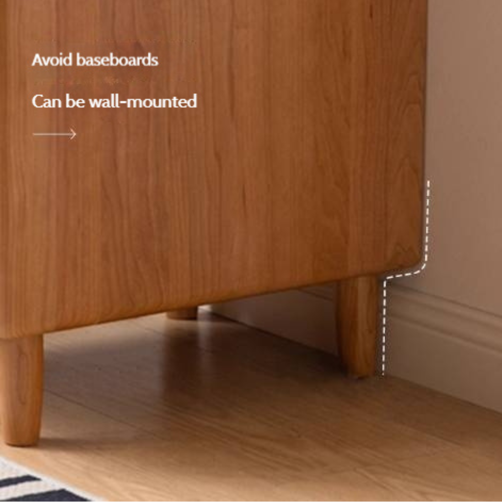 Cherry Solid Wood Dressing Table