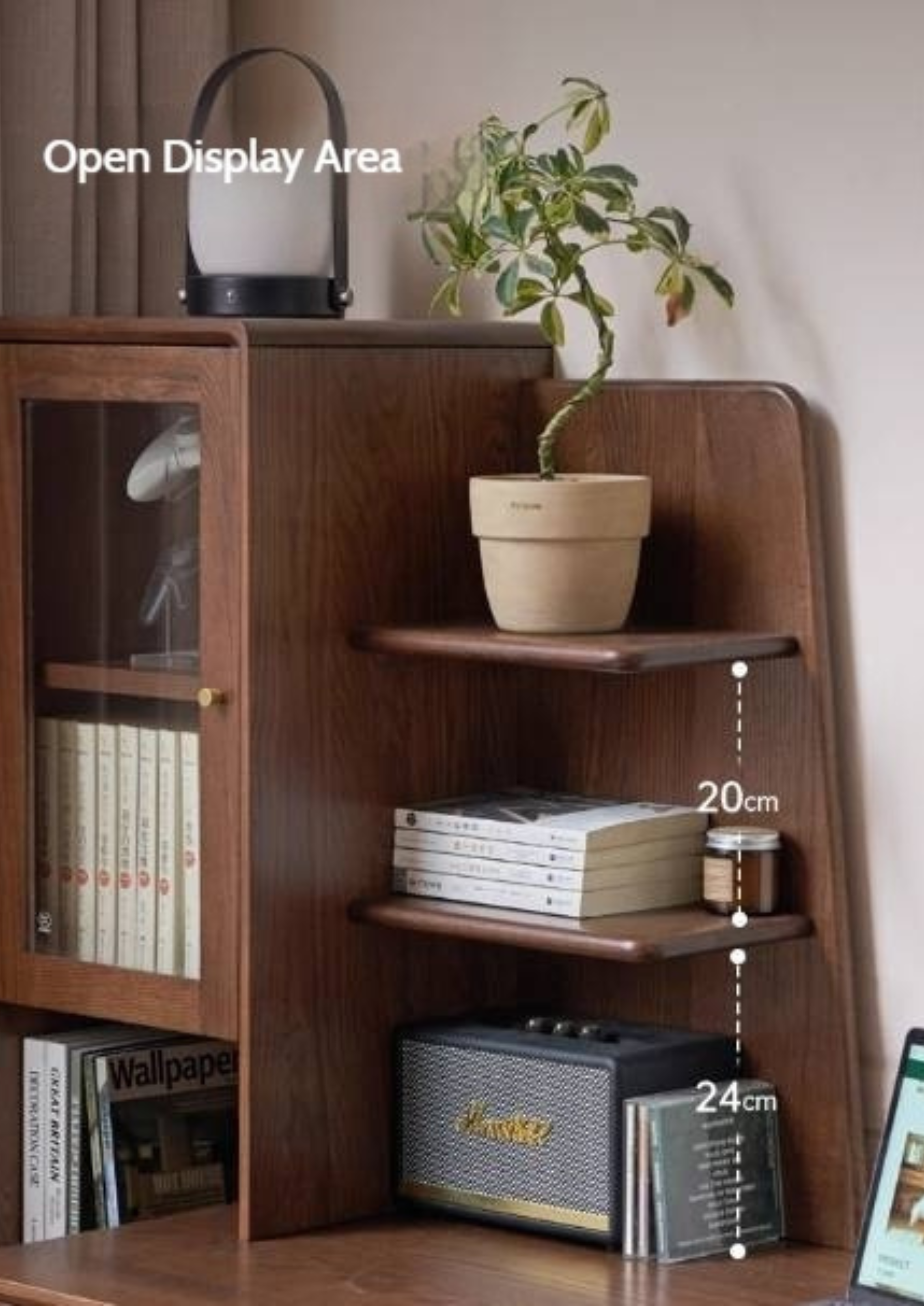 Oak Solid Wood Extendable Computer Desk