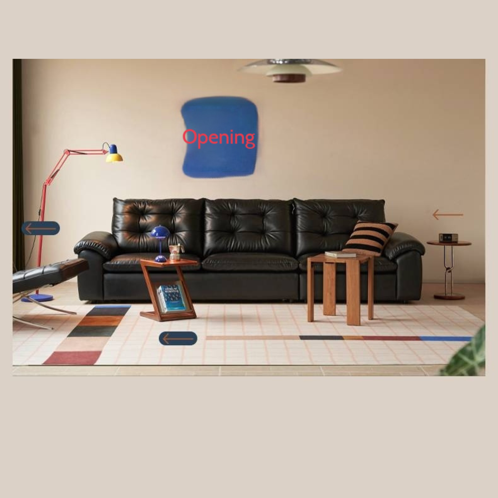 Poplar Solid Wood Bauhaus Style Side Table