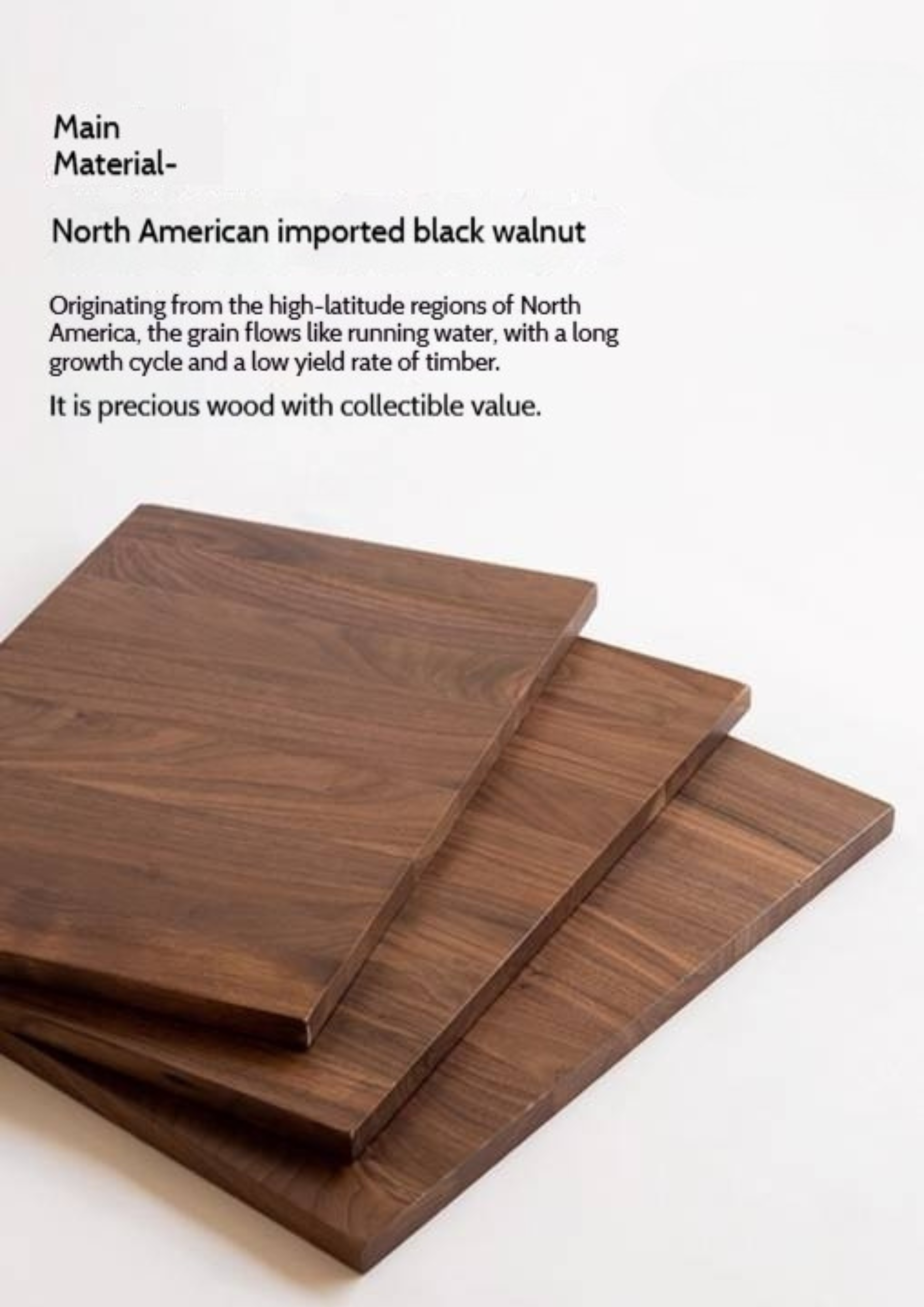 Black Walnut Solid Wood Cabinet Italian Light Luxury Chest of Drawers