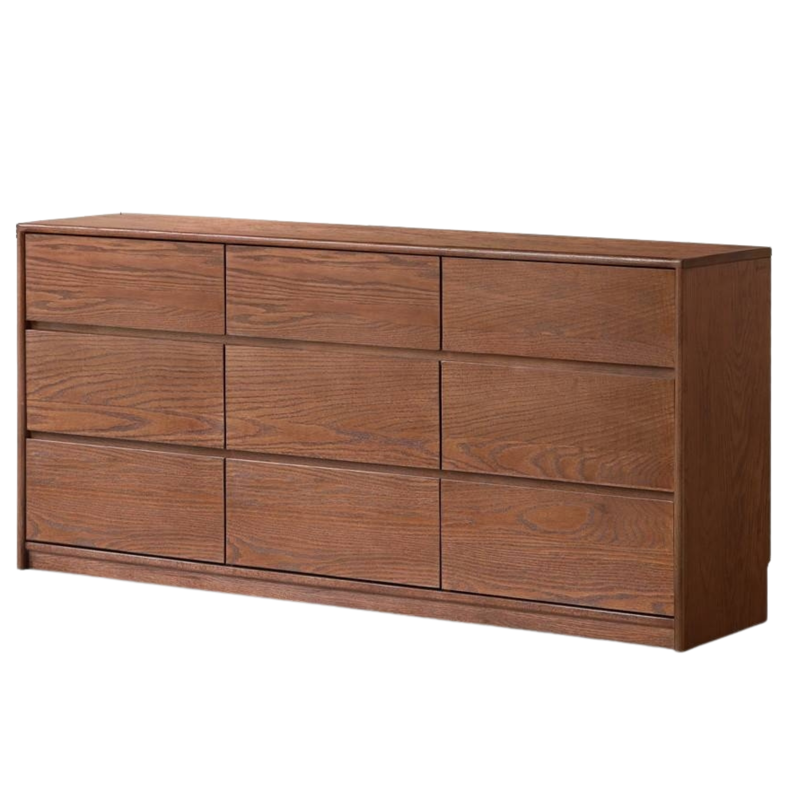 Oak Solid Wood Modern Drawer Cabinet