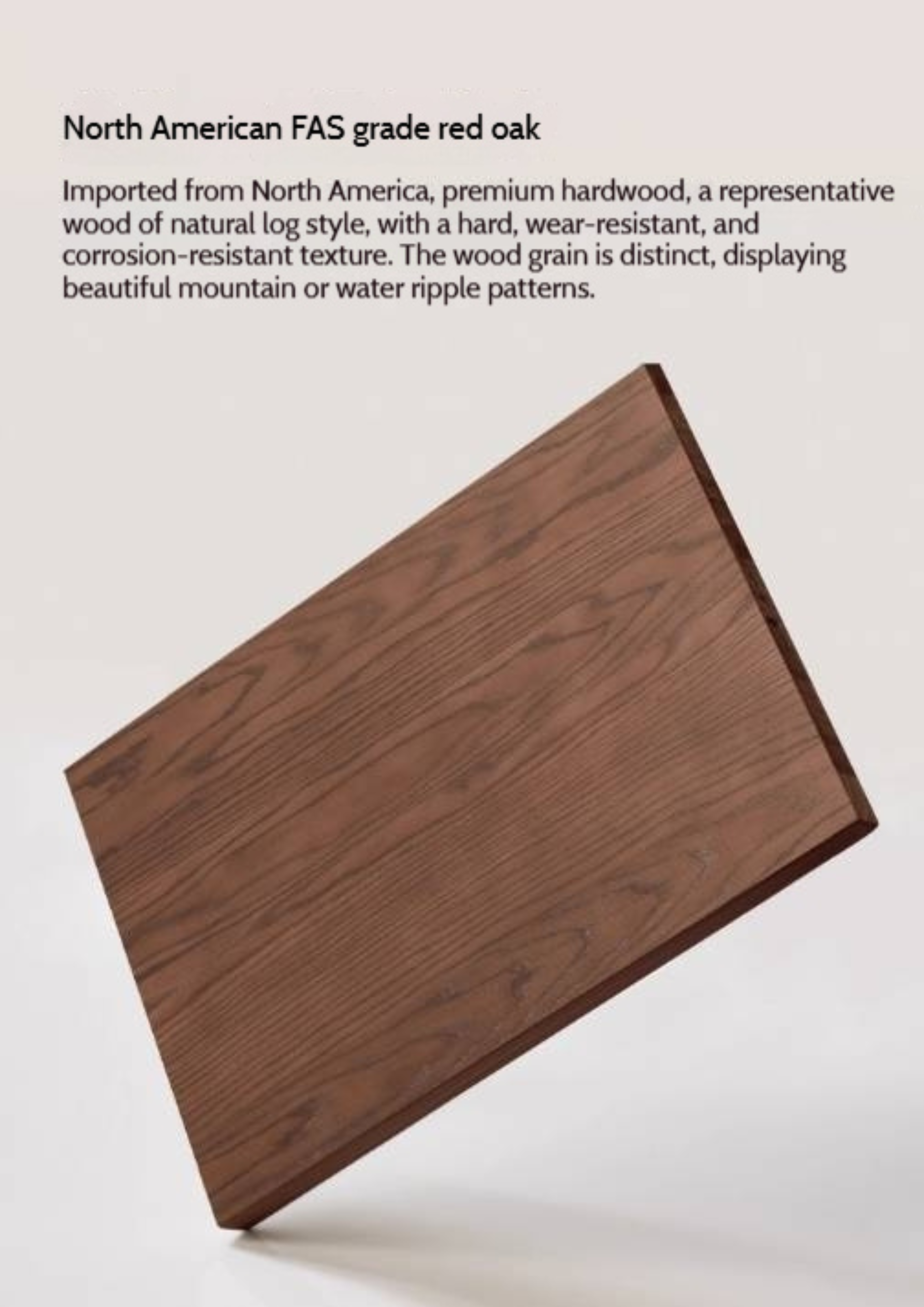 Oak Solid Wood Modern Rock Board Shoe Cabinet