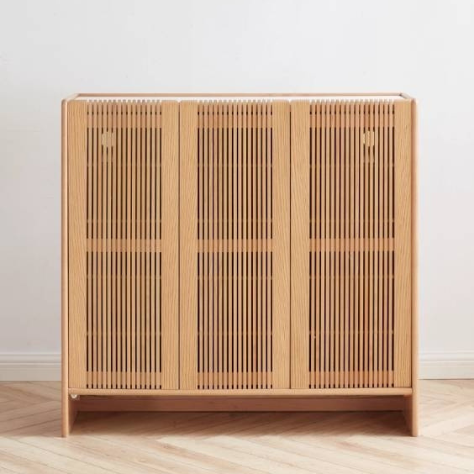 Ash, Oak Solid Wood Rock Top Shoe Cabinet