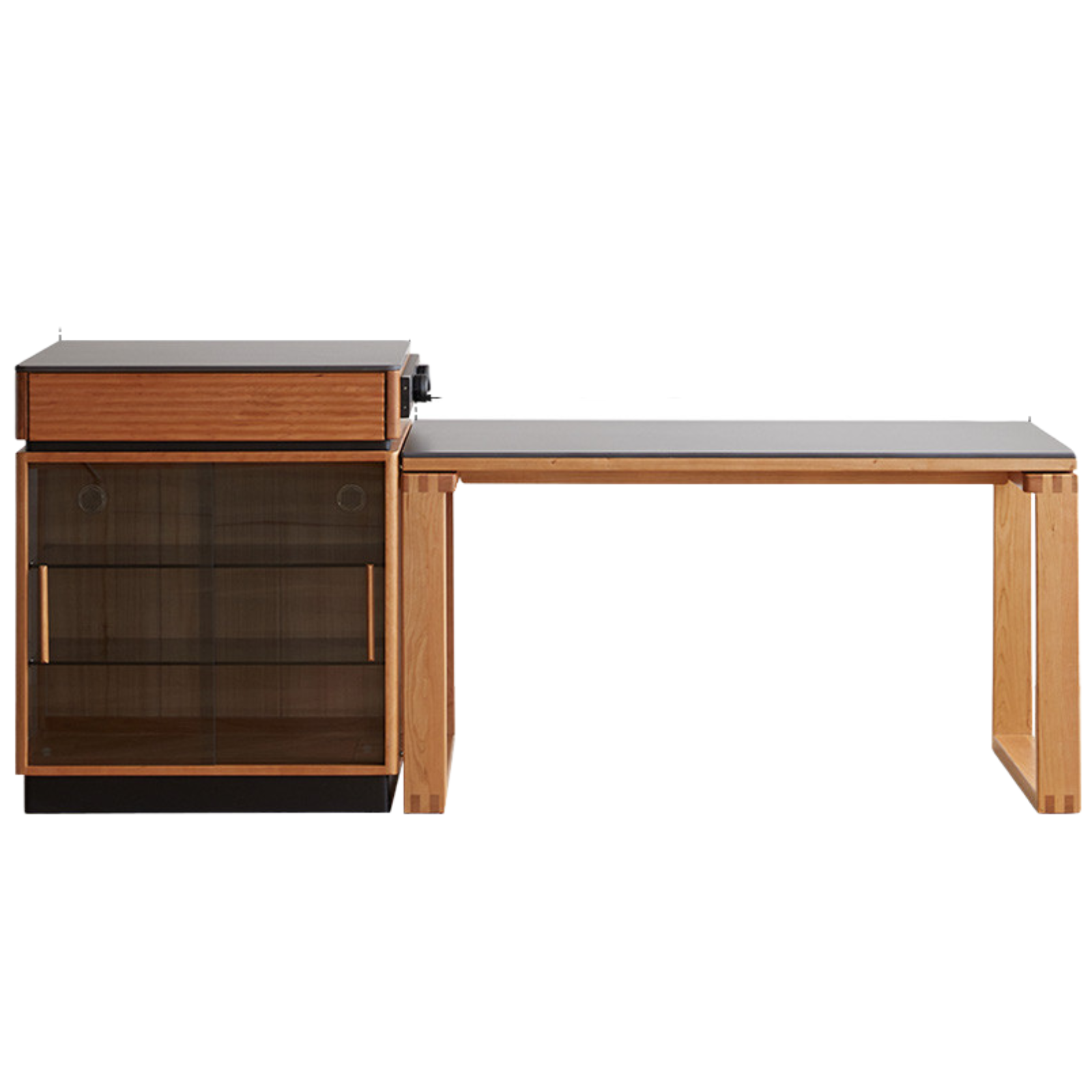 Cherry Solid Wood Retro Island Table