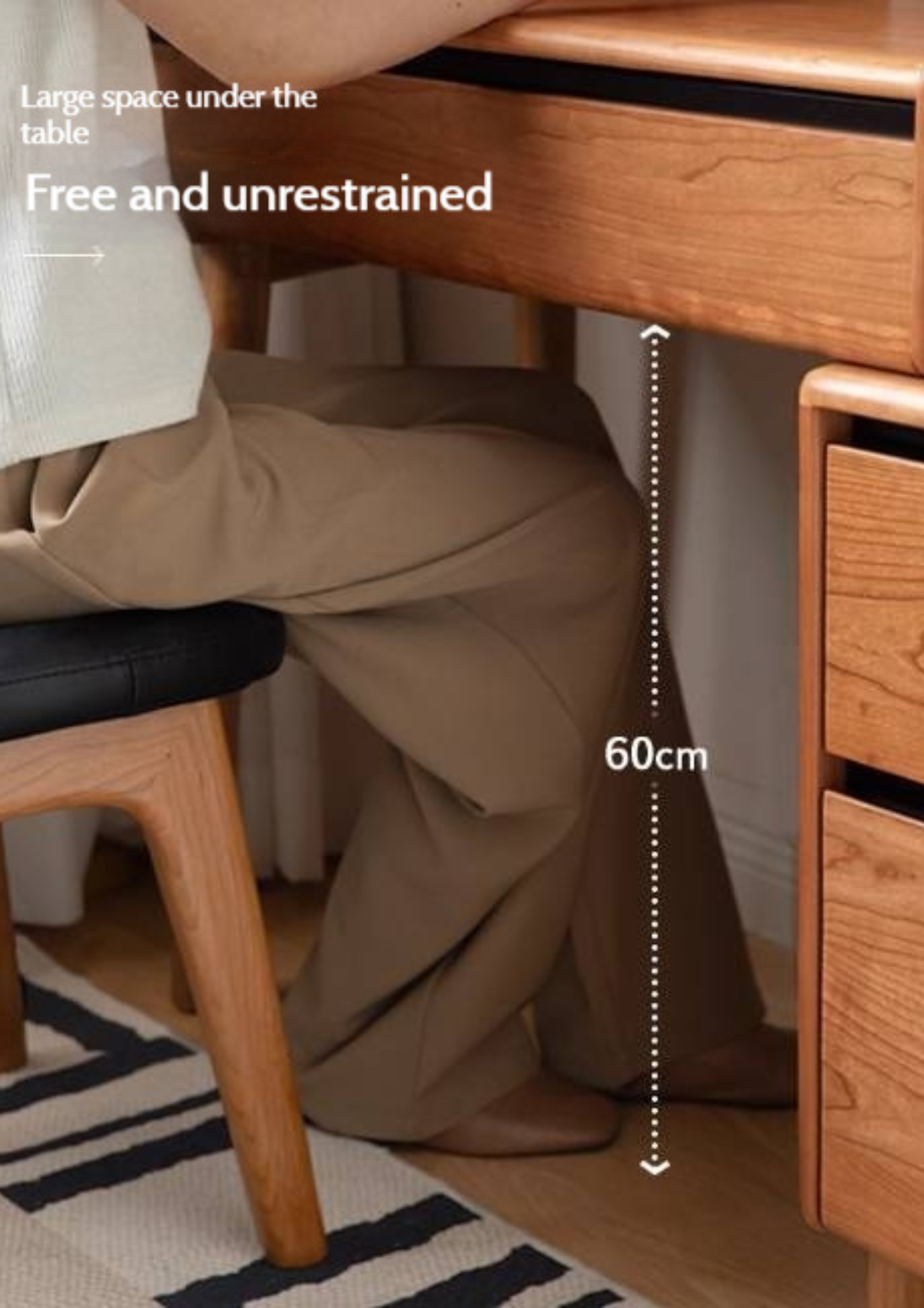 Cherry Solid Wood Dressing Table