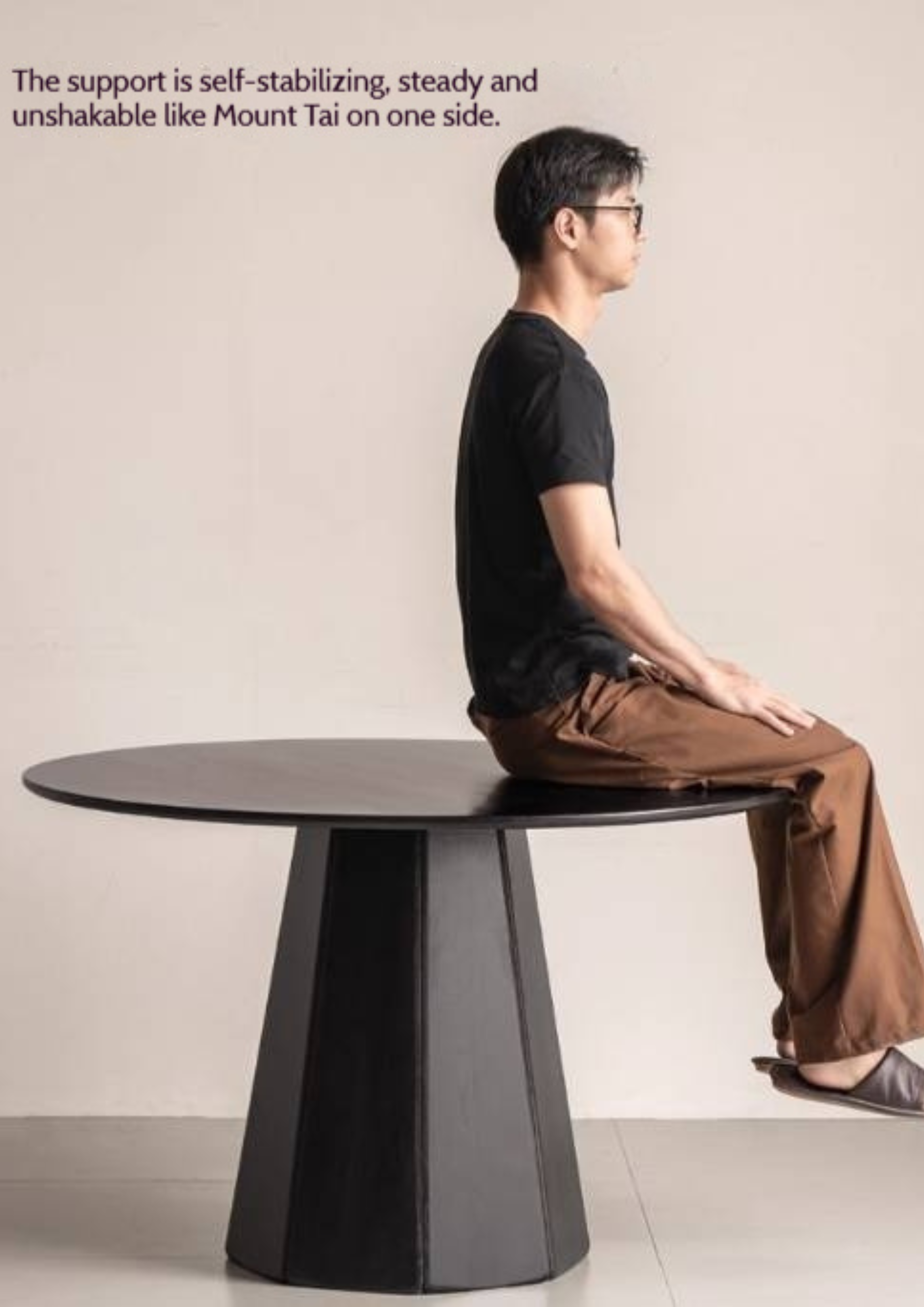 Ash Solid Wood Modern Minimalist Style Dining Table