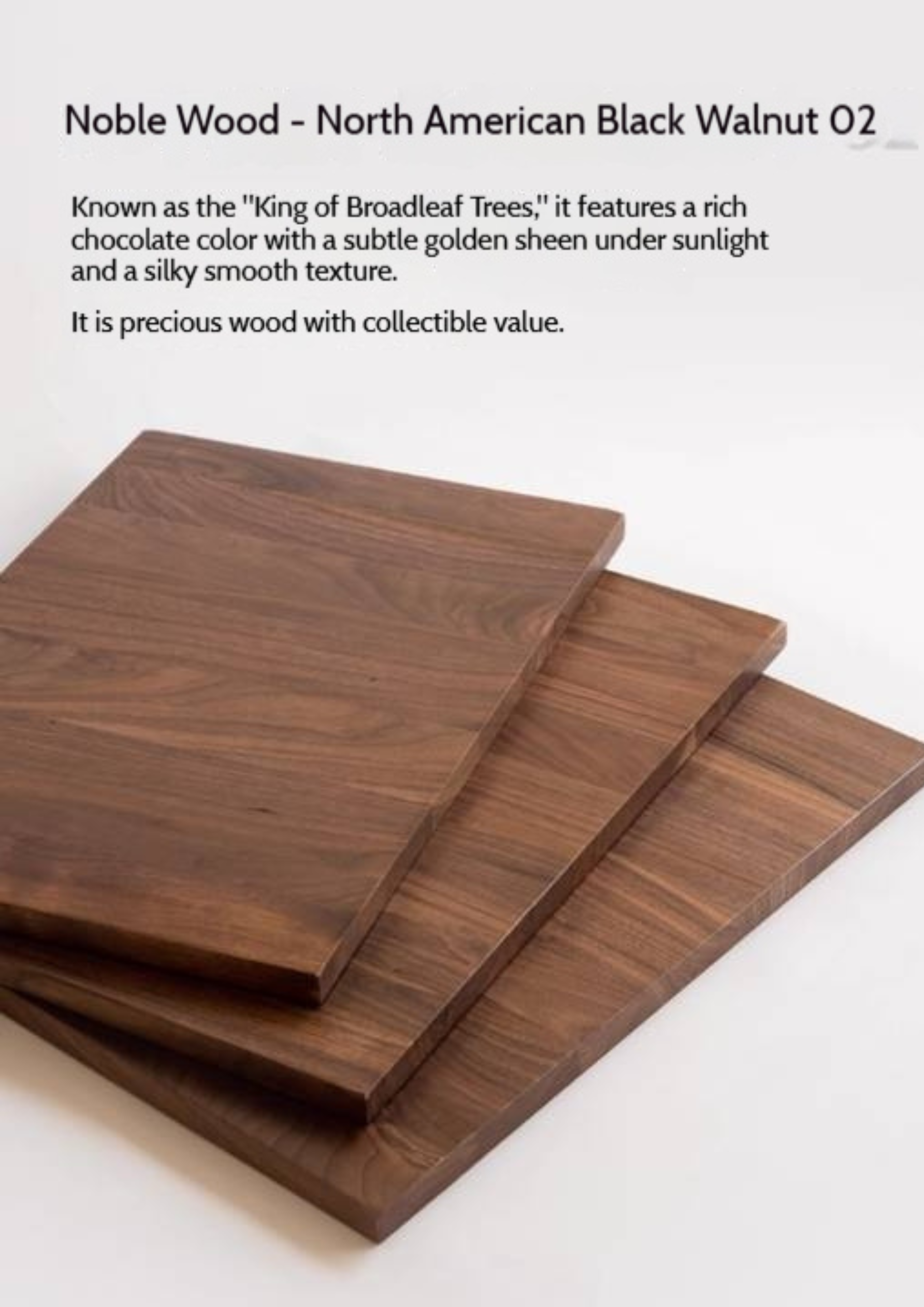 Black Walnut, Oak Solid Wood Luxury Corner Side Table