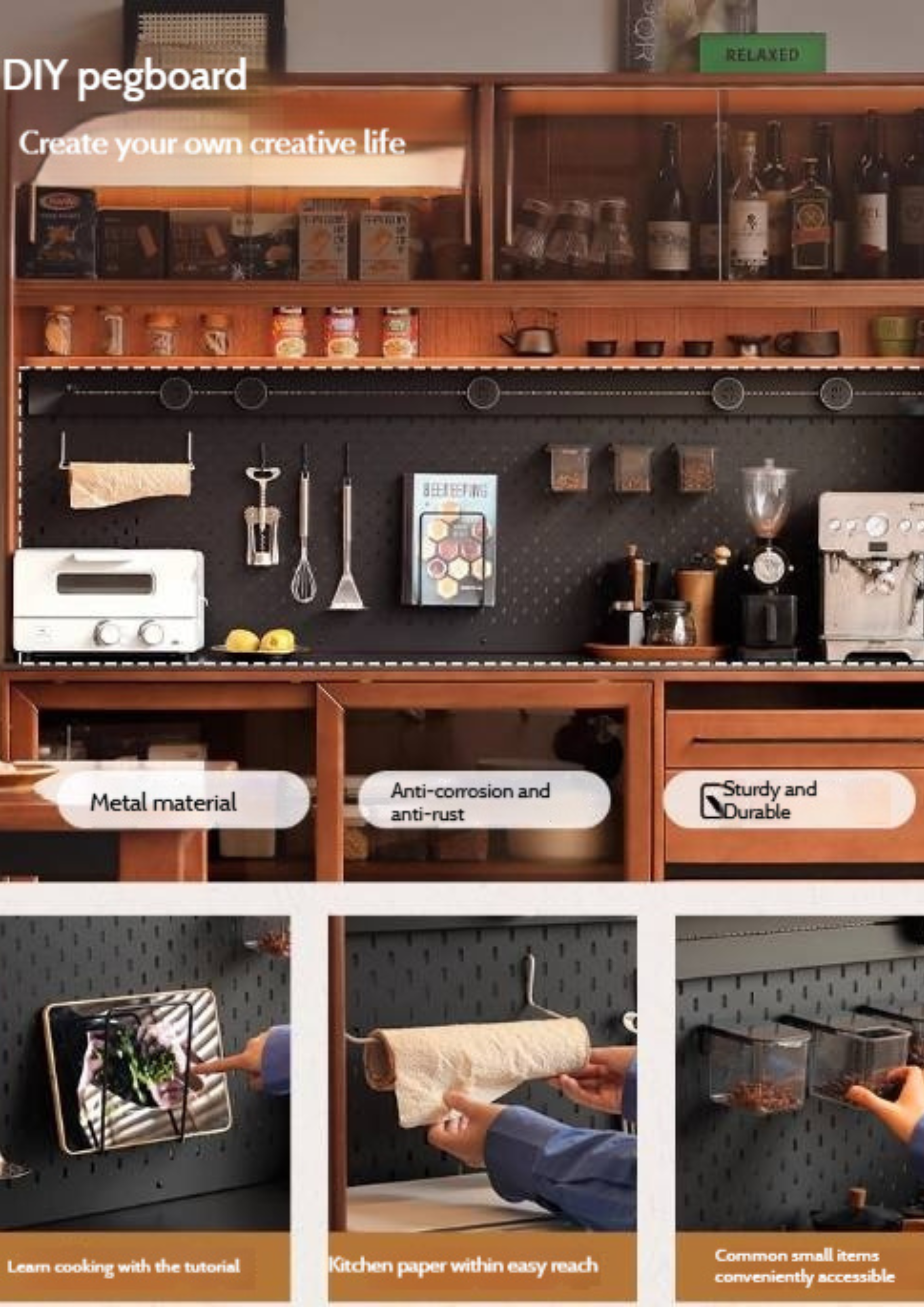 Poplar, Birch Solid Wood Antique Style Dining Cabinet