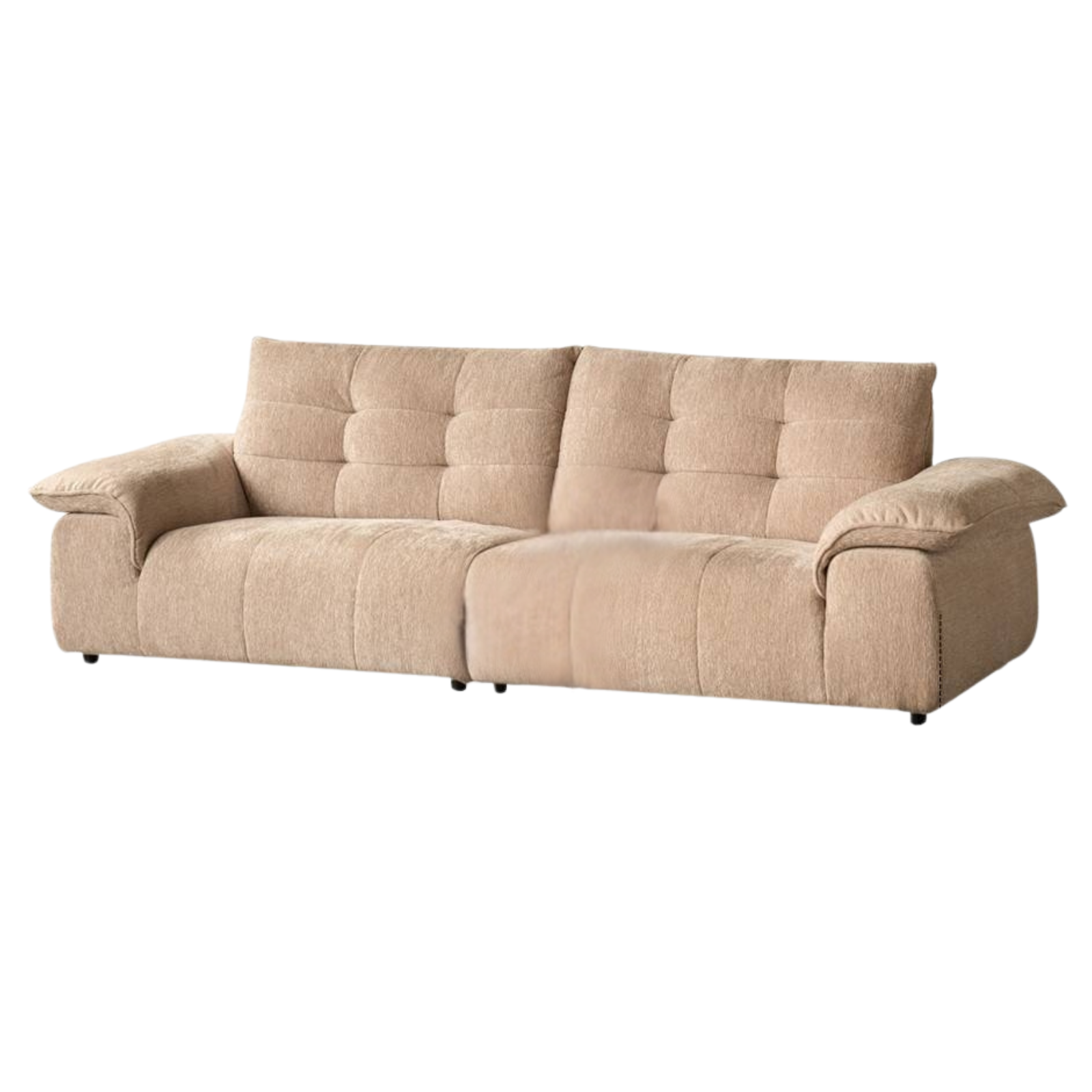 Modern Chenille Fabric Sofa, Couch with Removable and Washable Covers