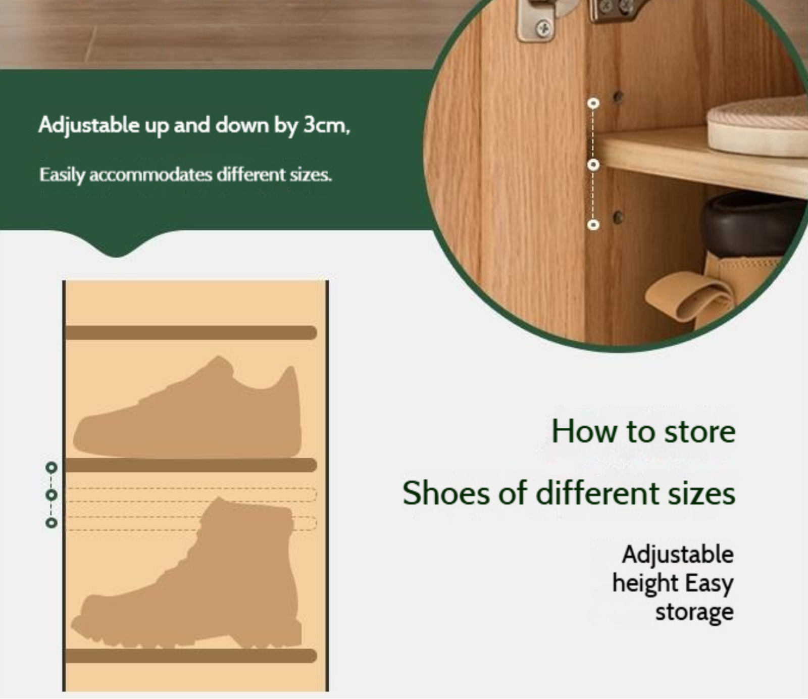 Ash Solid Wood Partition Cabinet