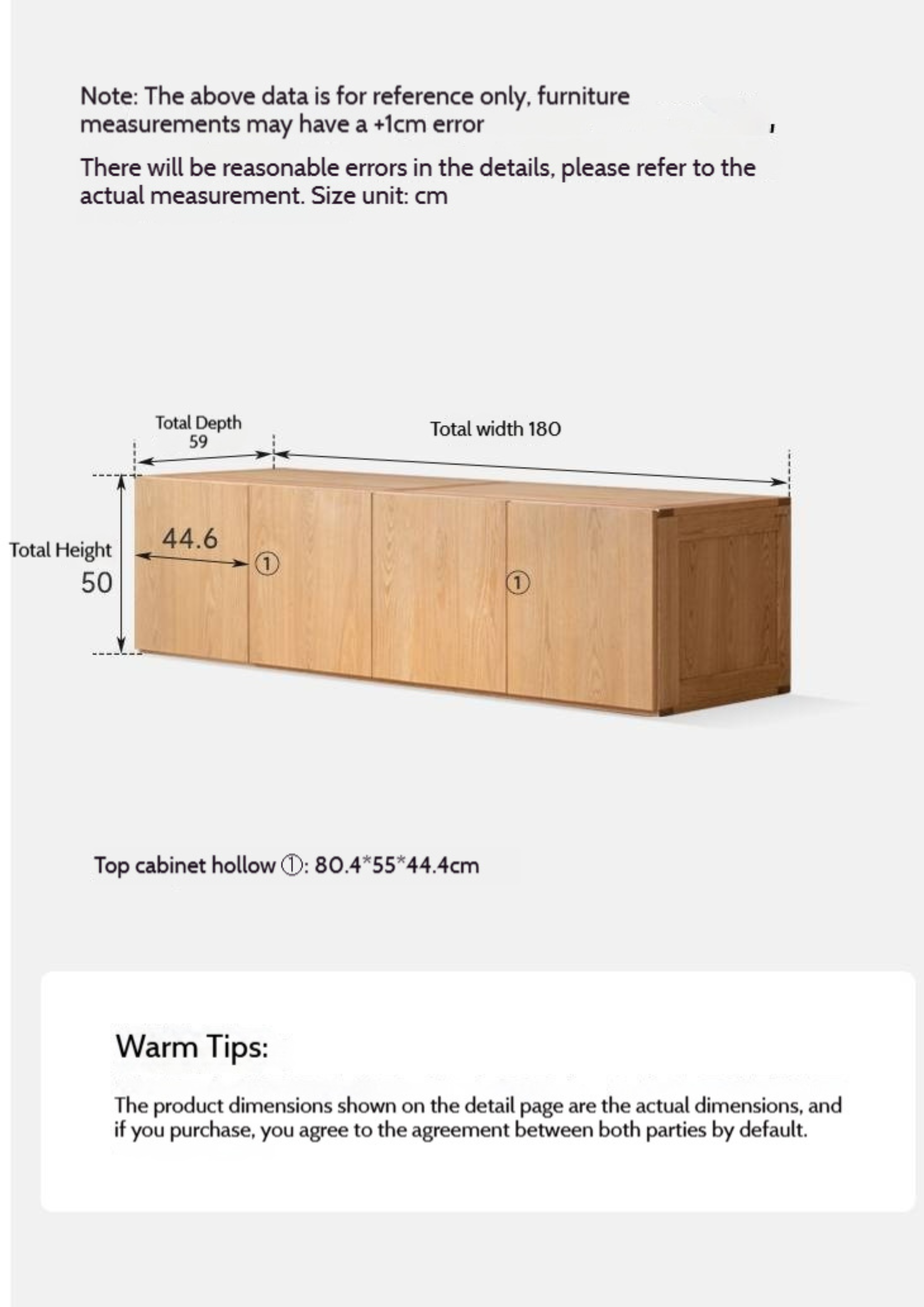 Oak, Ash, Cherry Solid Wood Modern Simple Wardrobe Top