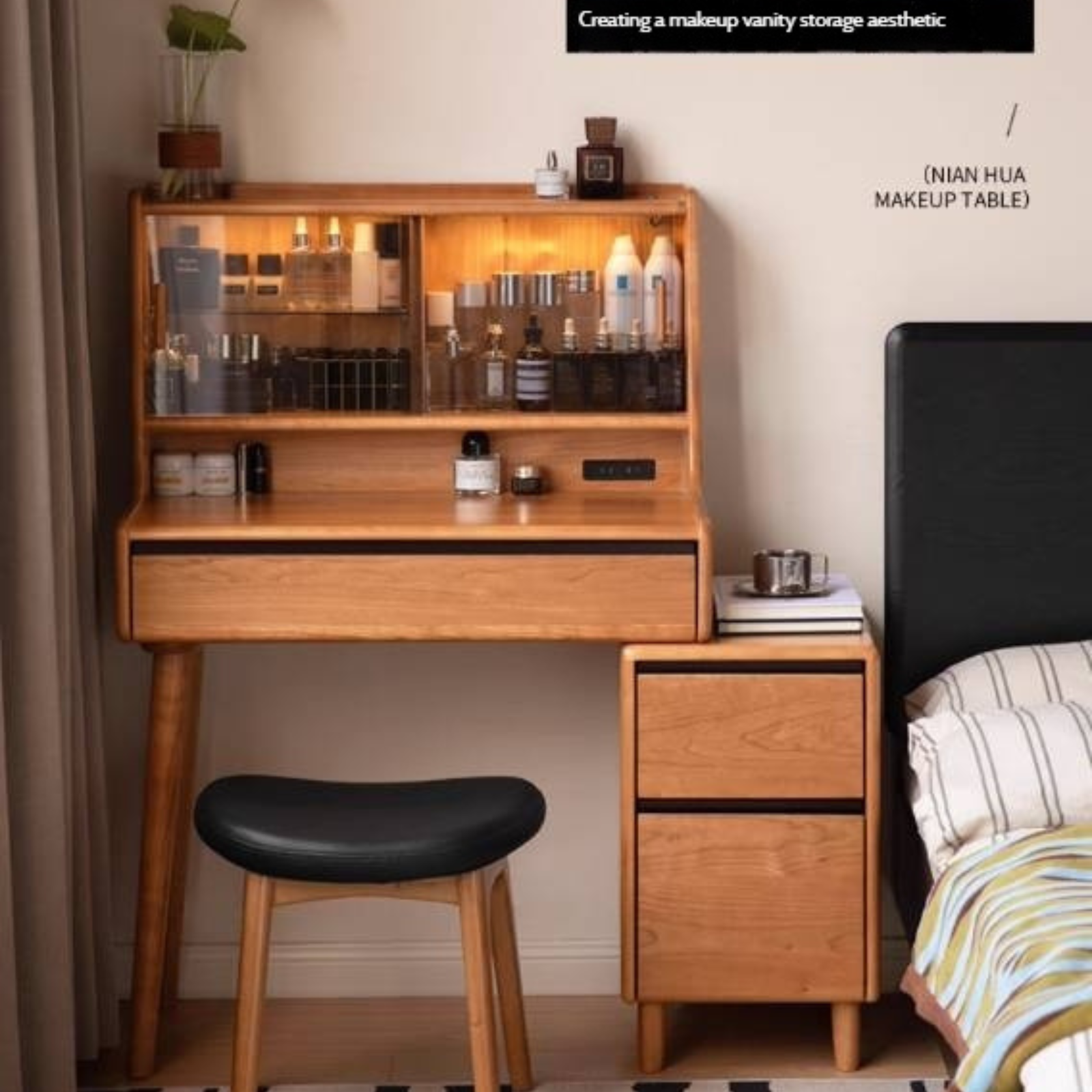 Cherry Solid Wood Dressing Table
