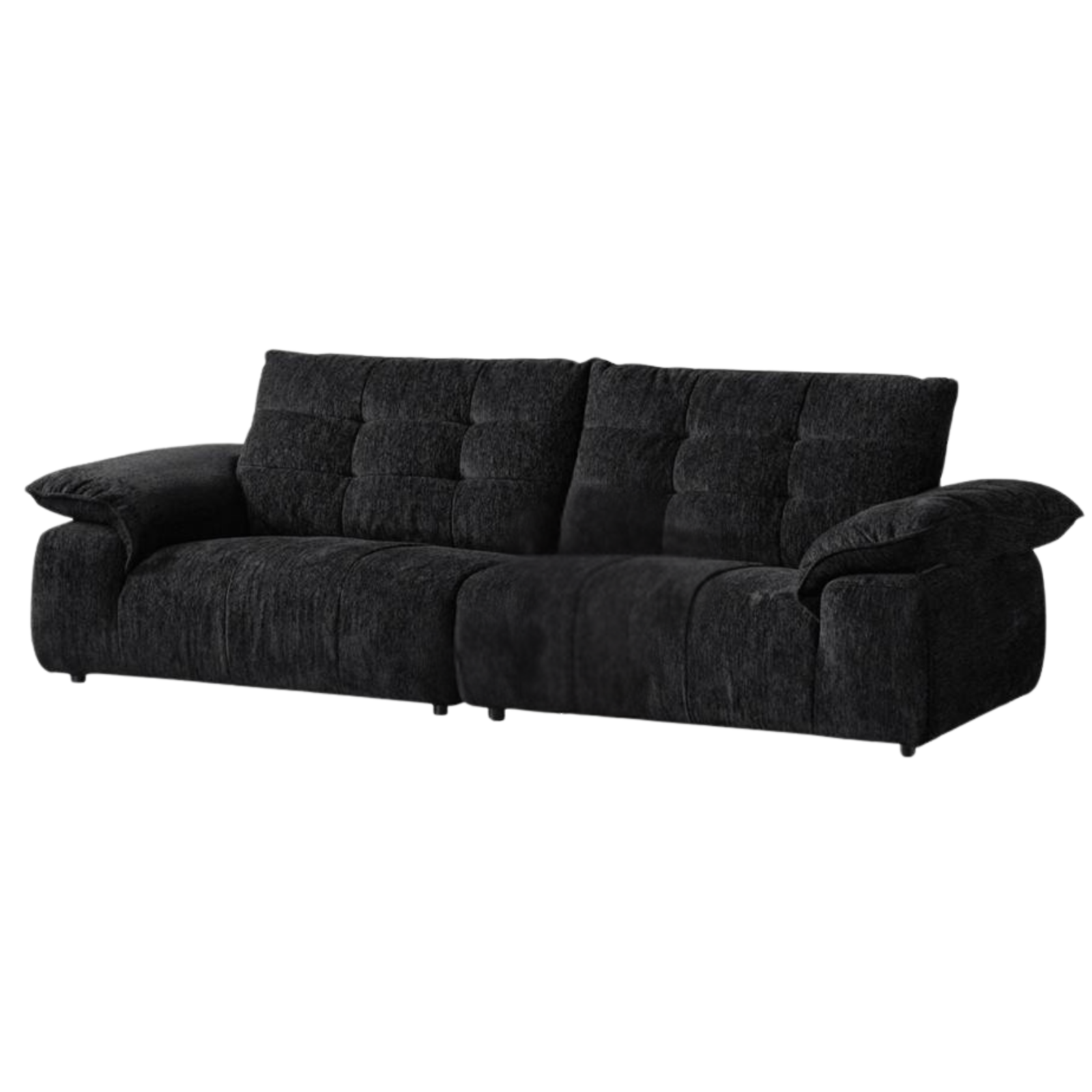 Modern Chenille Fabric Sofa, Couch with Removable and Washable Covers