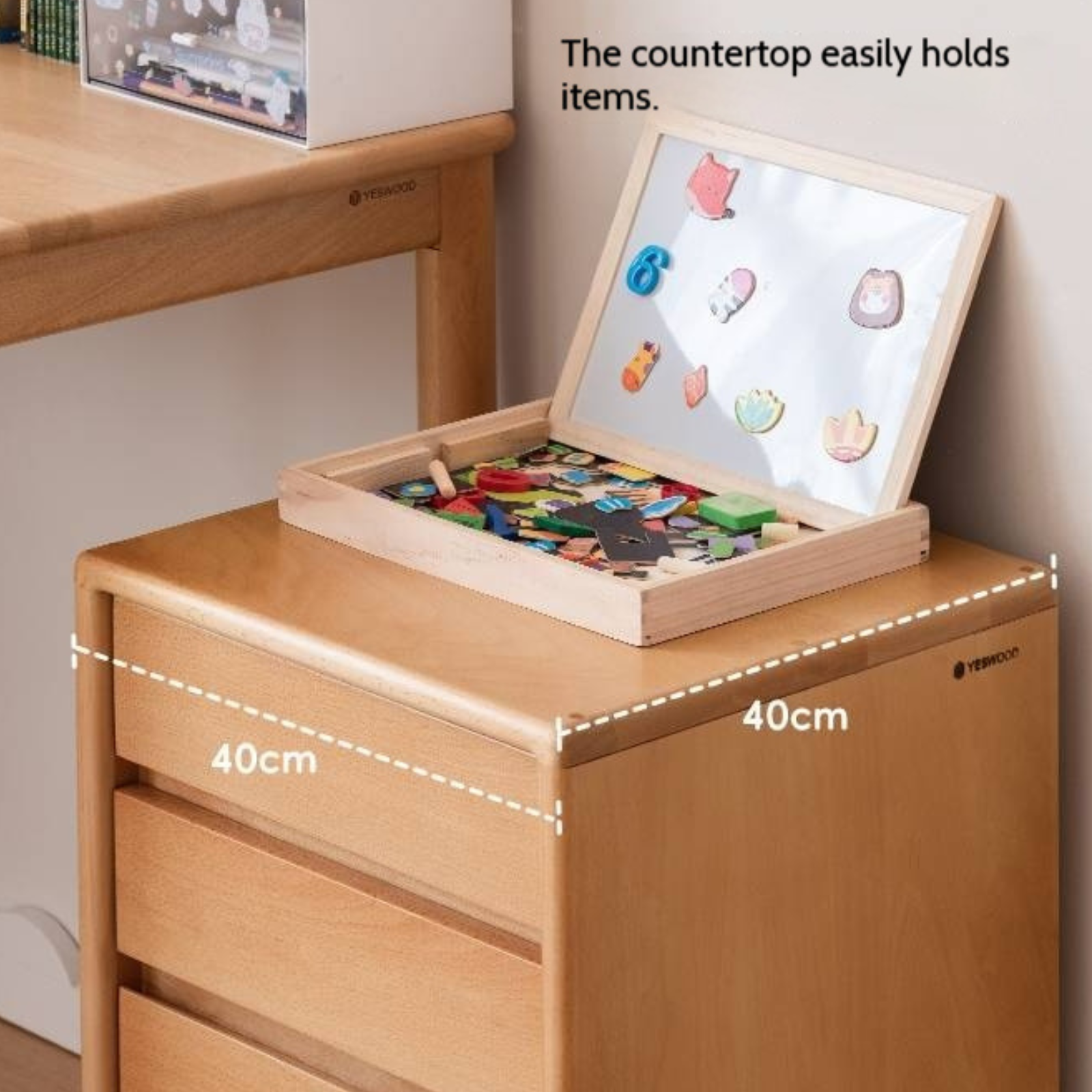 Beech Solid Wood Kids Study Table