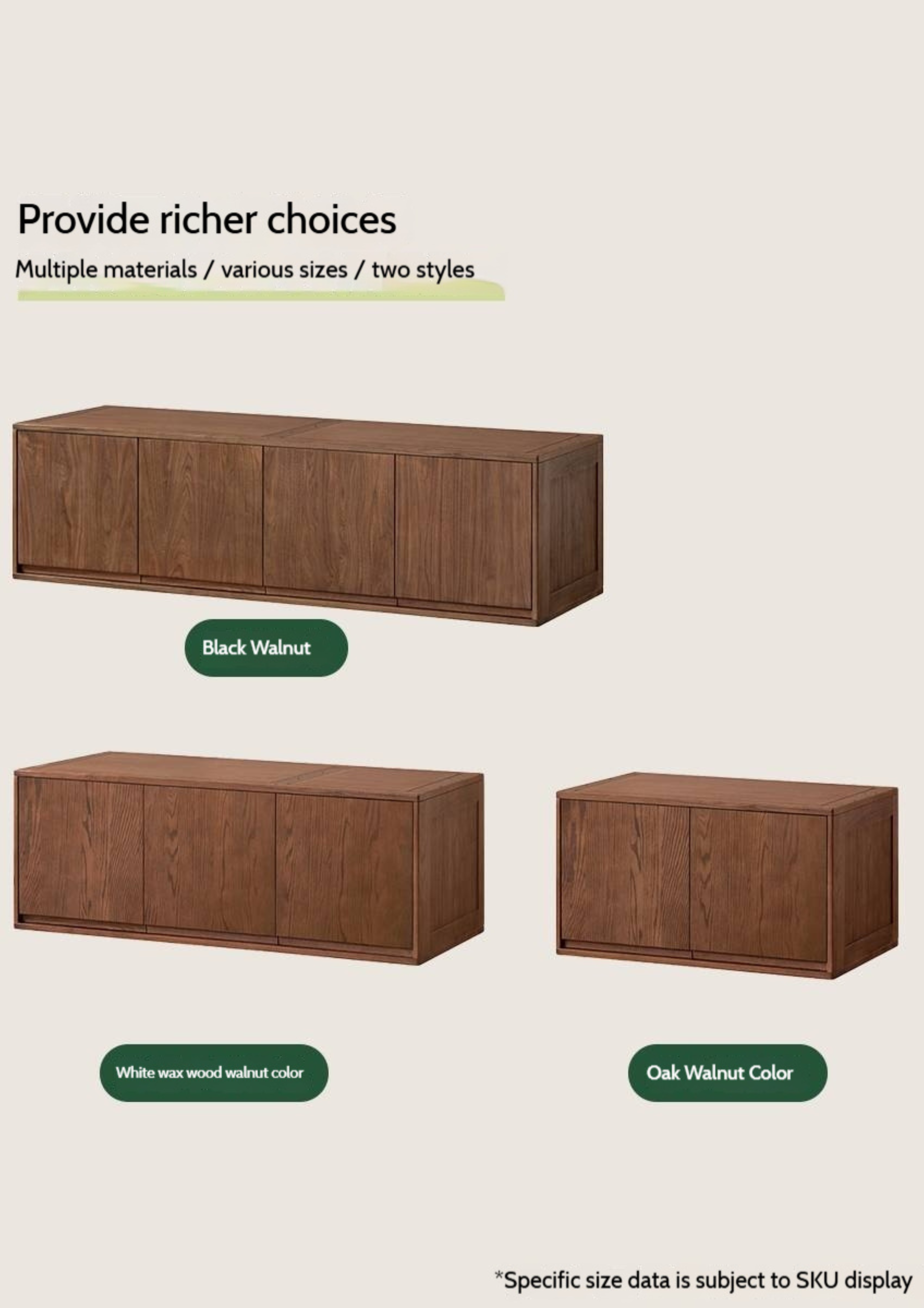 Black Walnut, Ash, Oak Solid Wood Light Luxury Wardrobe Top Cabinet