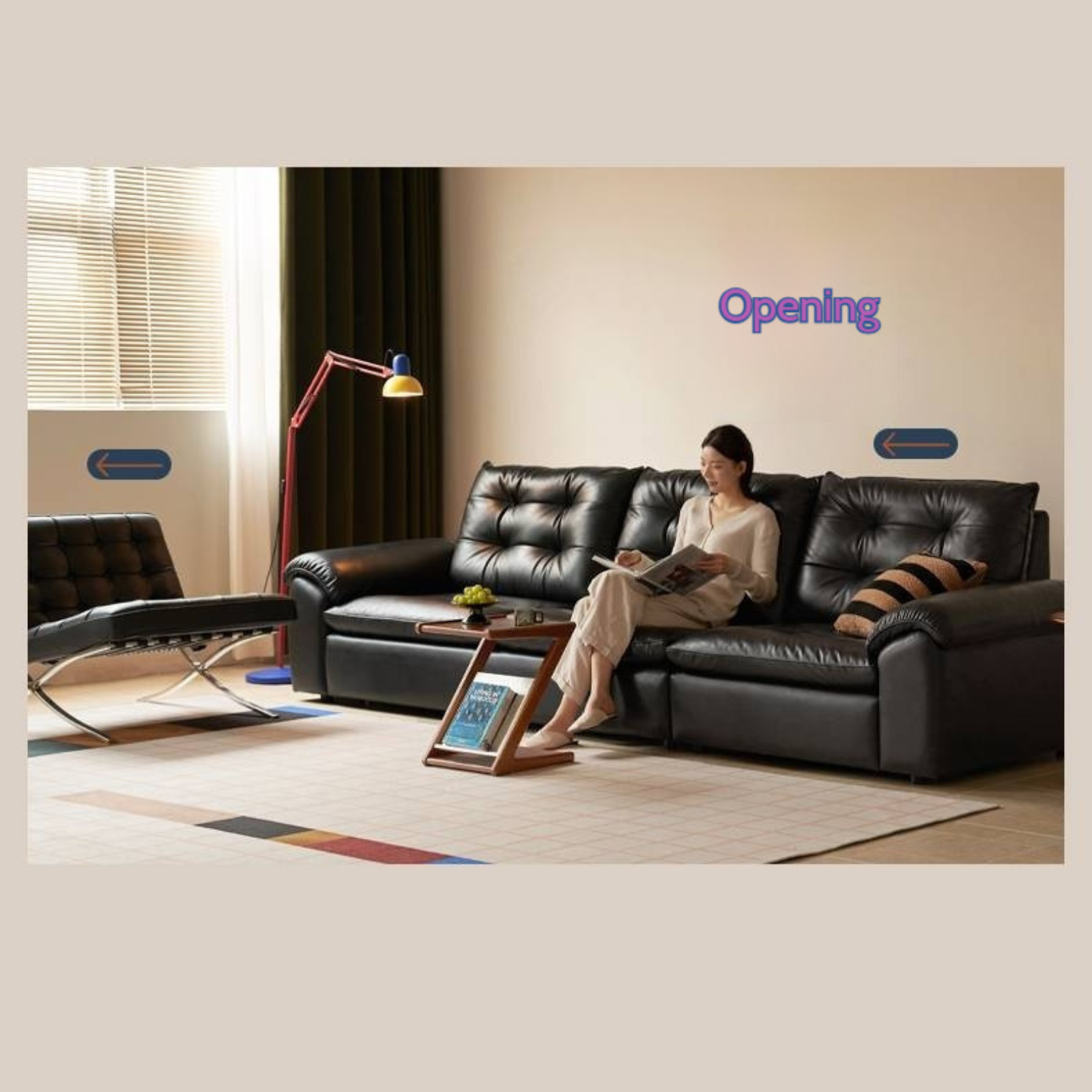 Poplar Solid Wood Bauhaus Style Side Table