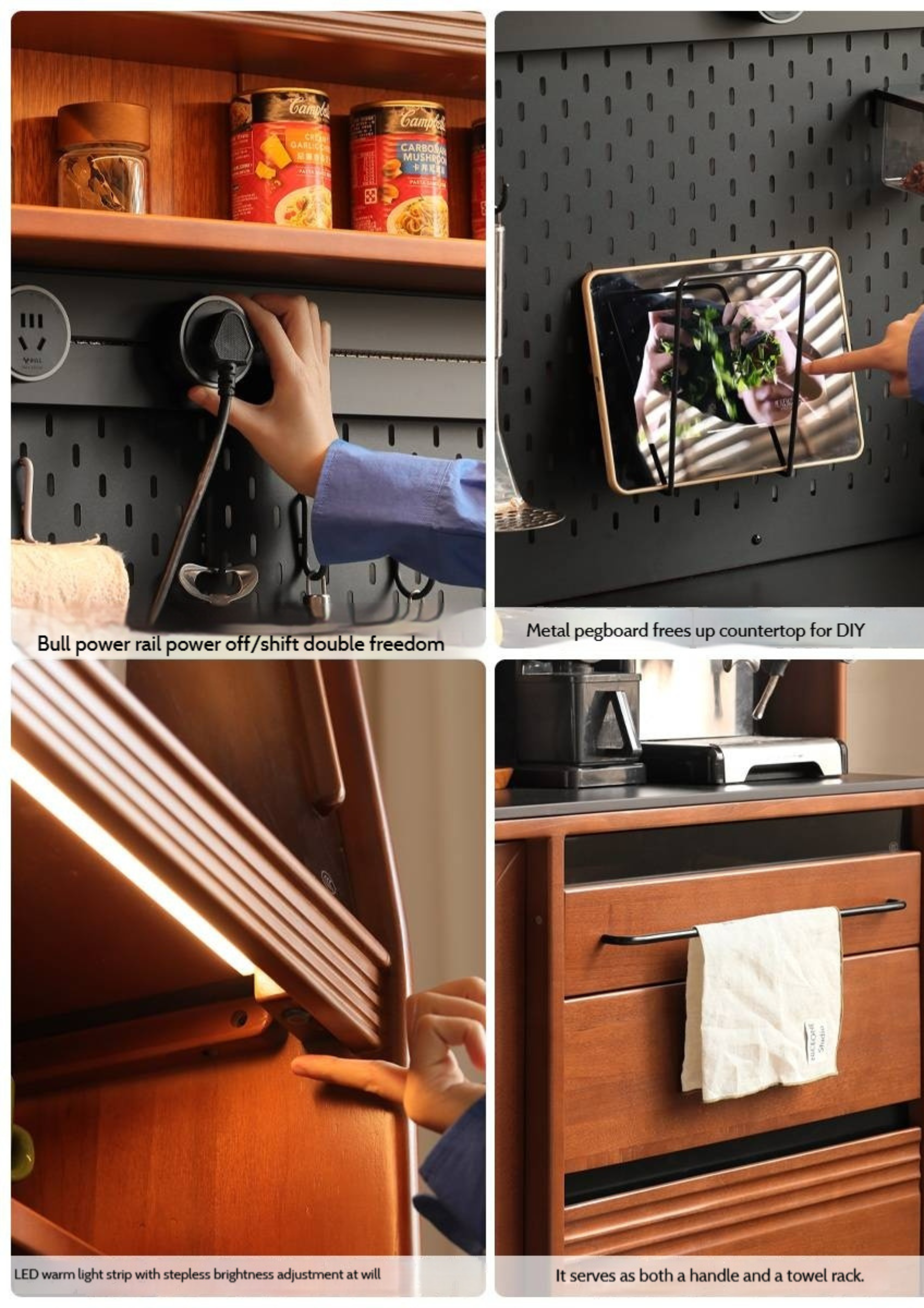 Poplar, Birch Solid Wood Antique Style Dining Cabinet