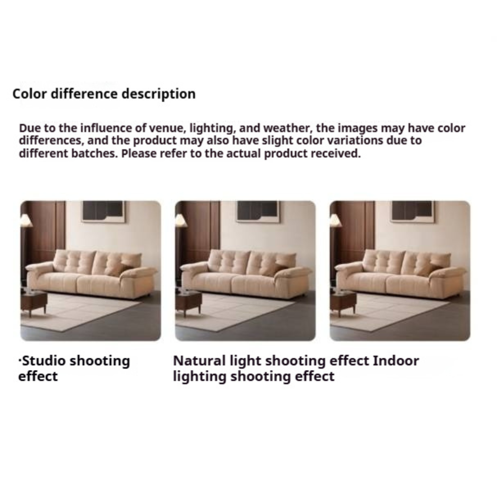 Modern Chenille Fabric Sofa, Couch with Removable and Washable Covers