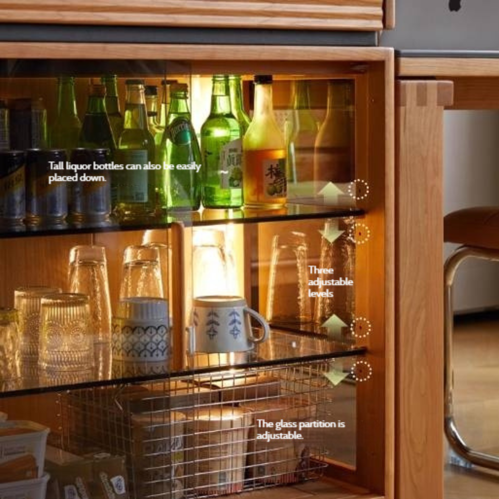 Cherry Solid Wood Retro Island Table