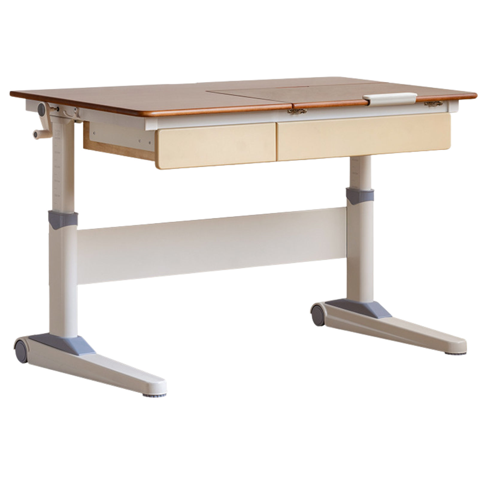 Solid Rubberwood Retro Style Children's Study Desk