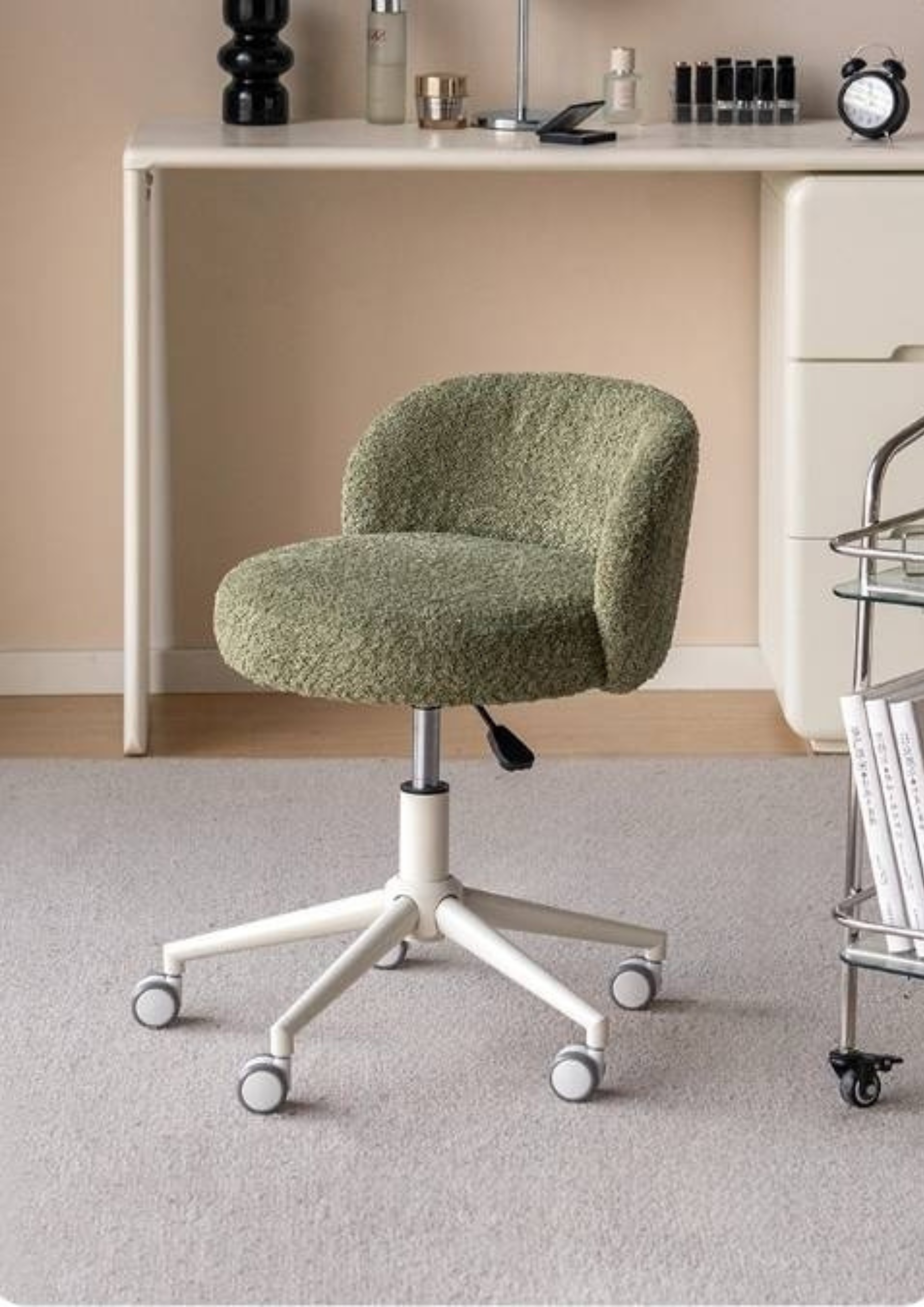 Modern Height Adjustable Makeup Chair