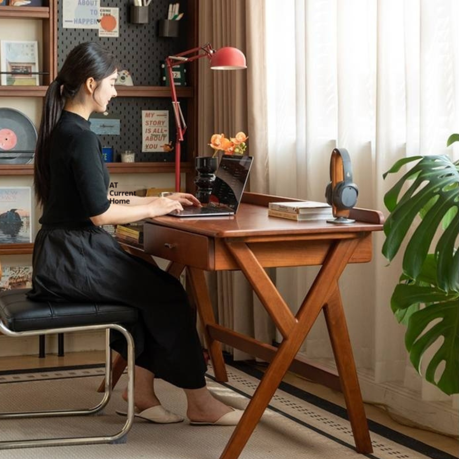 Tulipwood Antique Style Office Desk