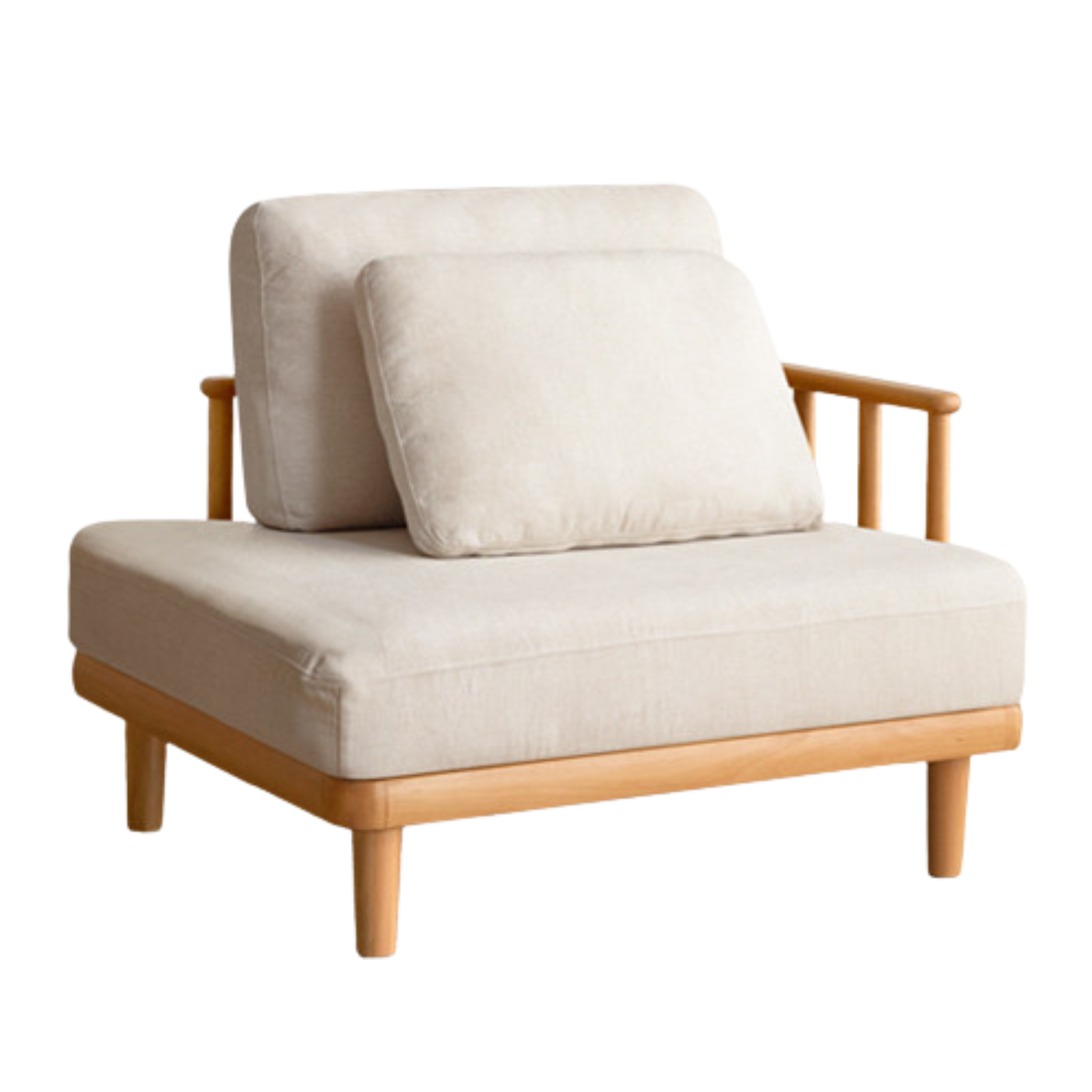European Beech Wood Fabric Free Combination Sofa