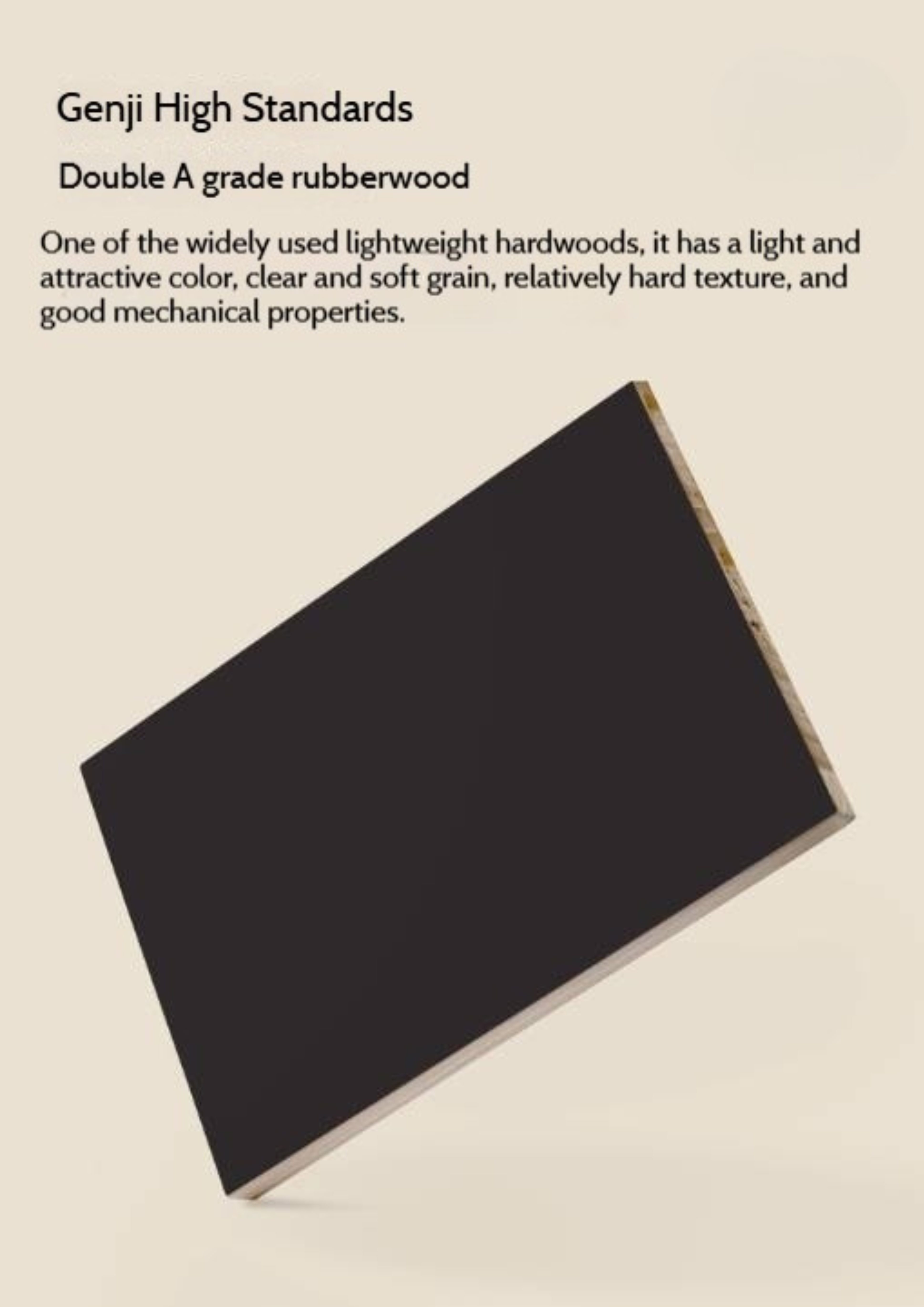 Solid Rubberwood French Retro Makeup Table