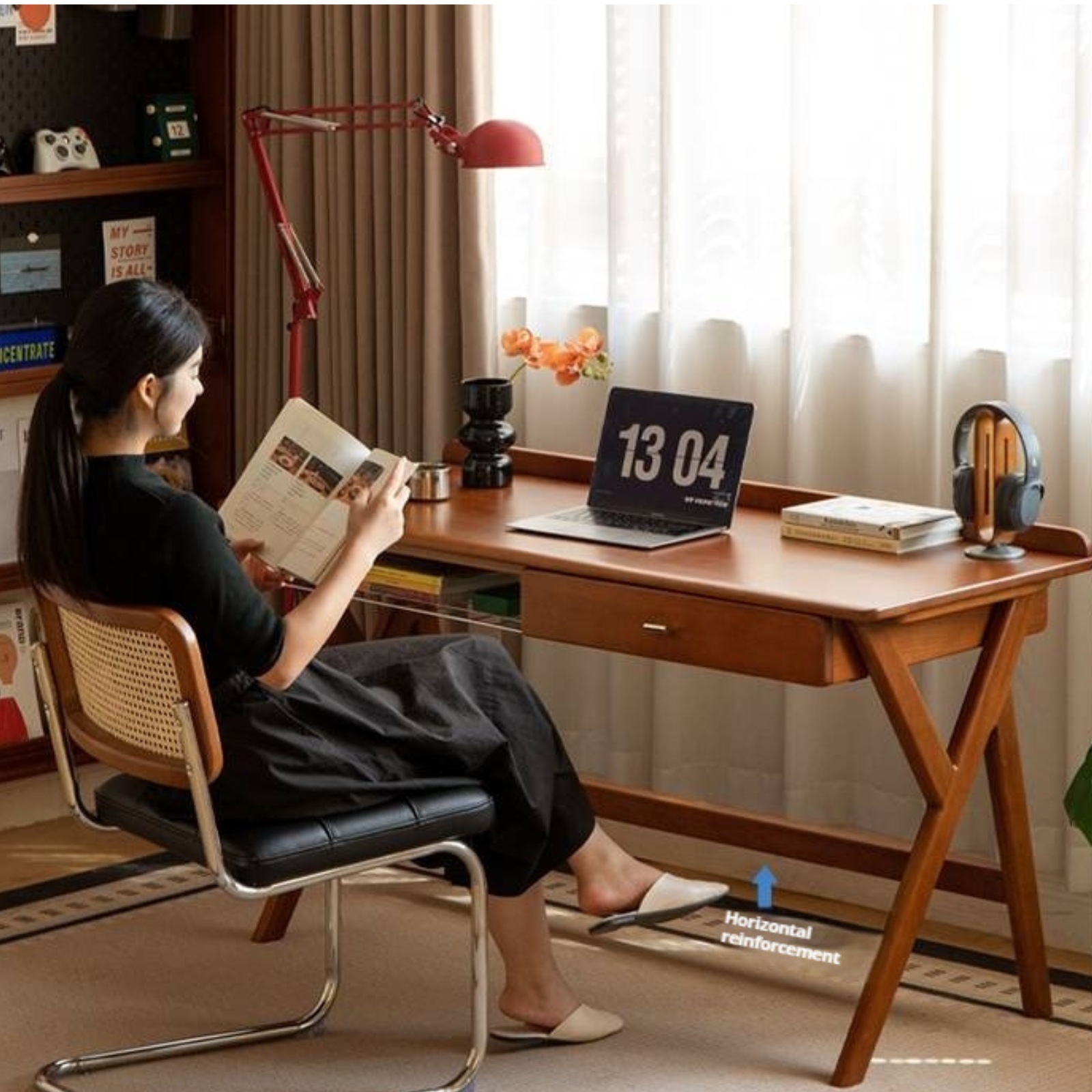 Tulipwood Antique Style Office Desk